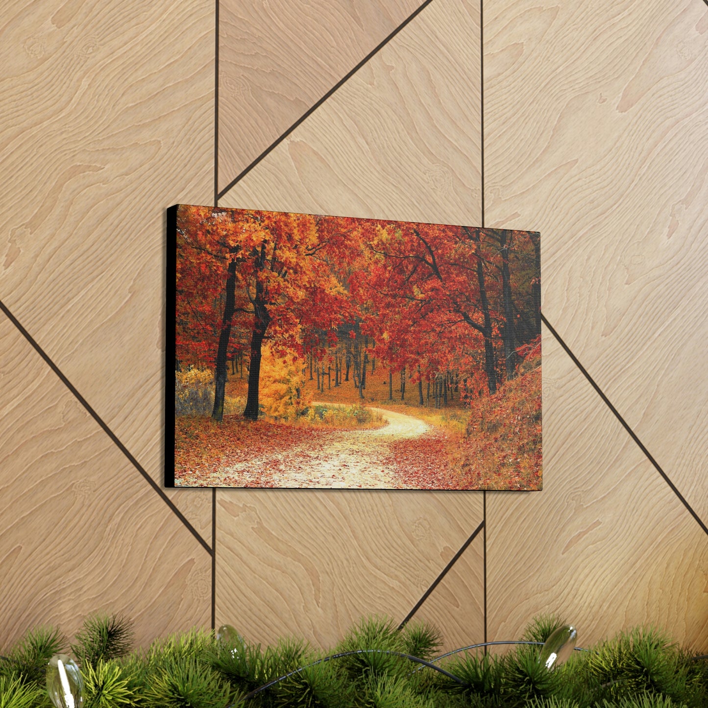 Fall Trail - Foliage forest - Canvas Gallery Wraps