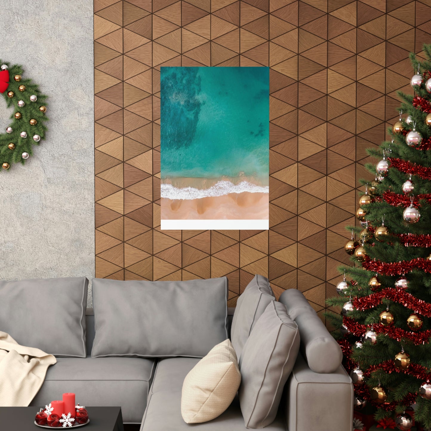 Beach Waves Matte Vertical Posters