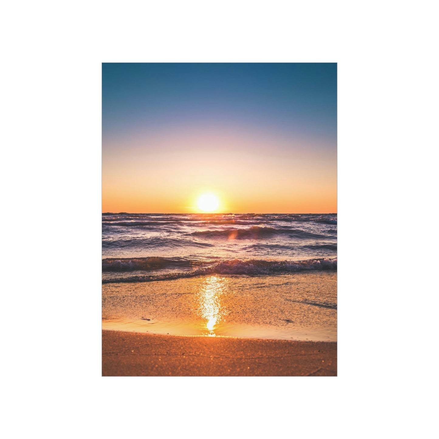 Beach Sunset Premium Matte Vertical Posters
