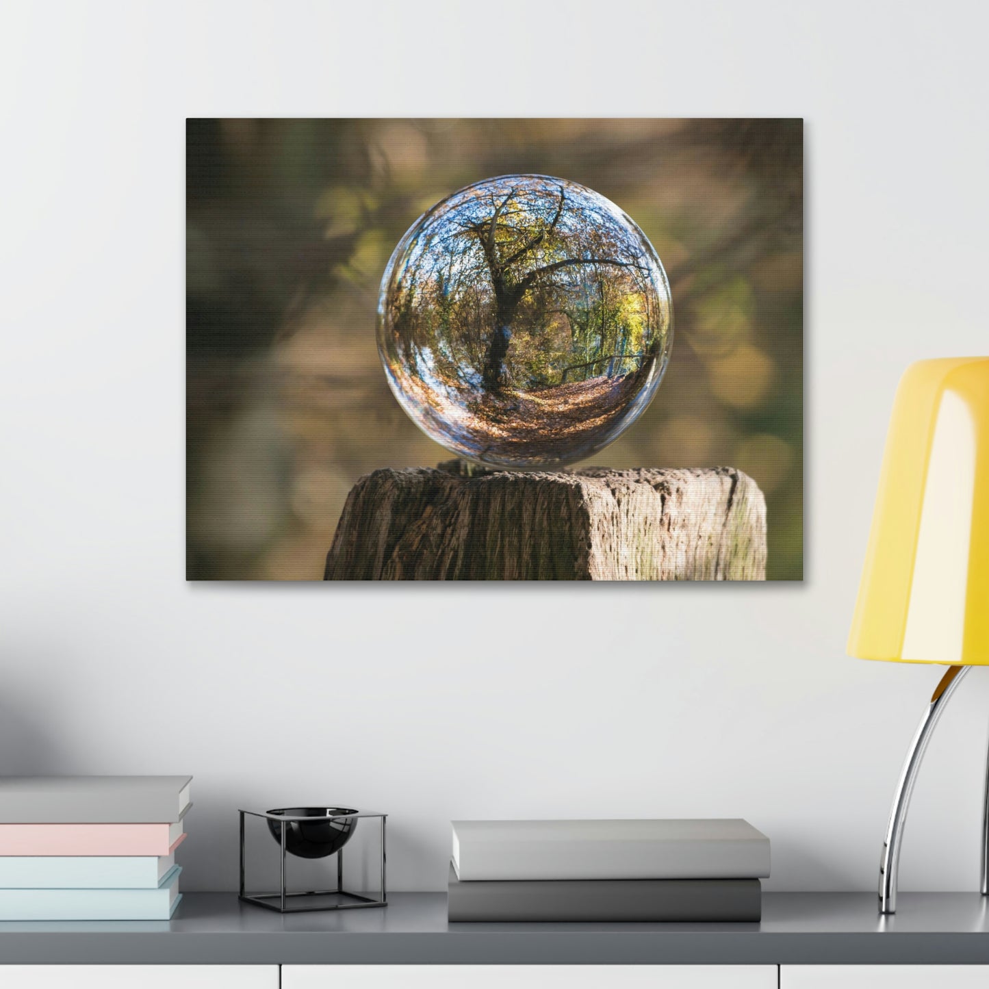 Forest, Globe, Trees, Nature, Forest Globe - Polyester Canvas
