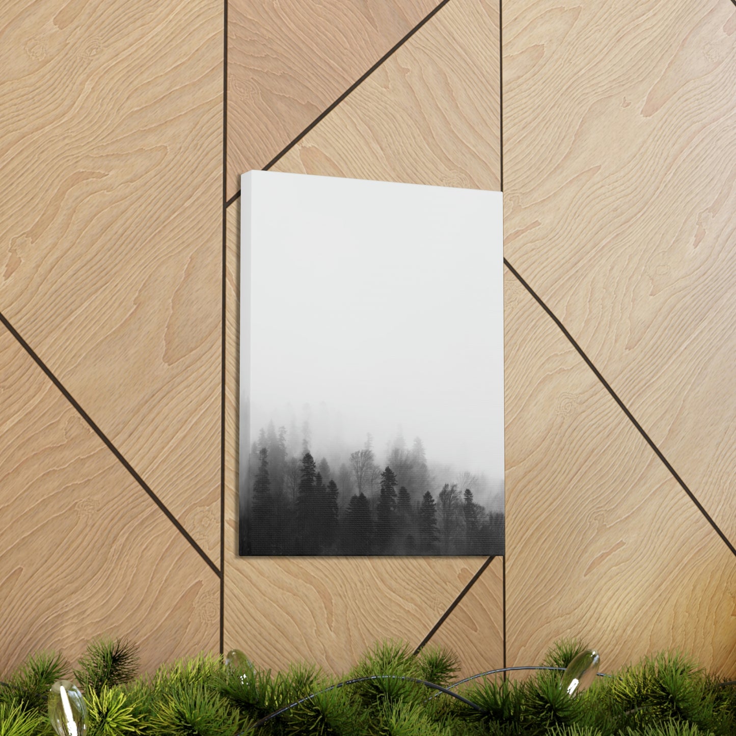 B&W Forest - Canvas Gallery Wraps