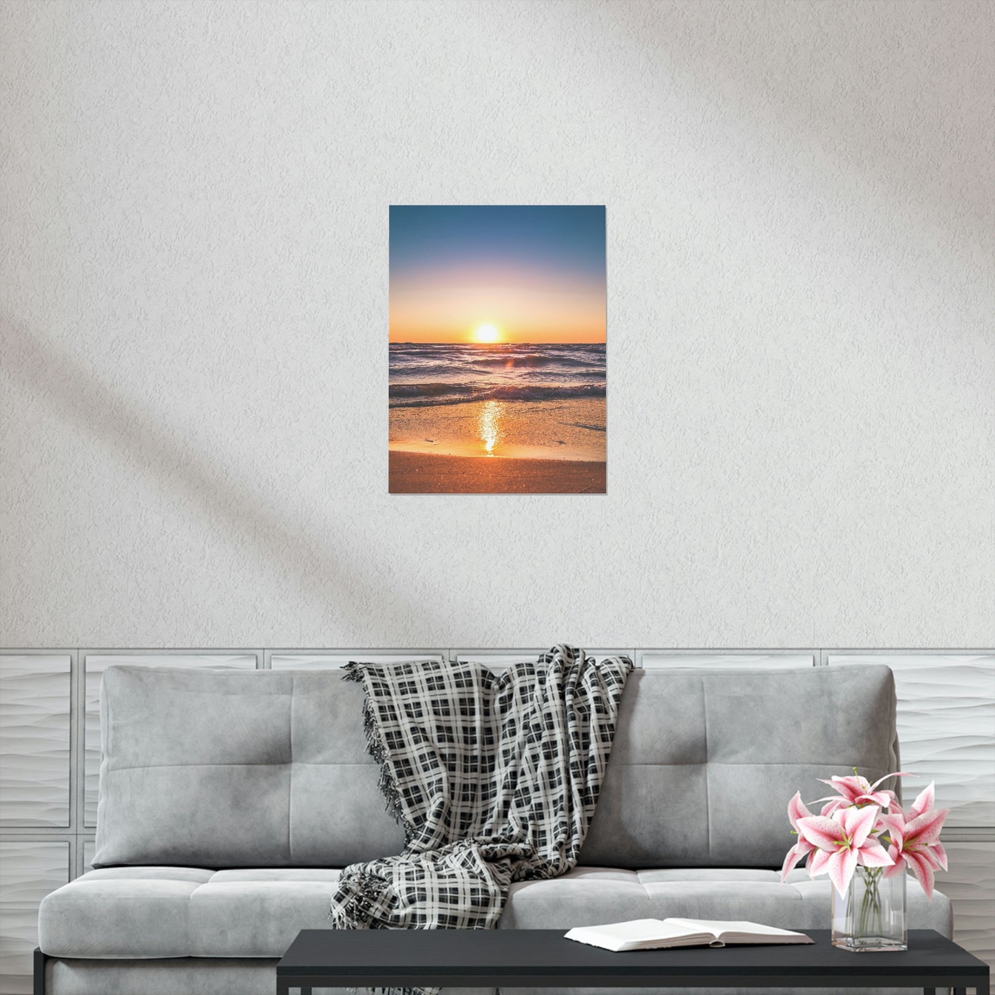 Beach Sunset Premium Matte Vertical Posters