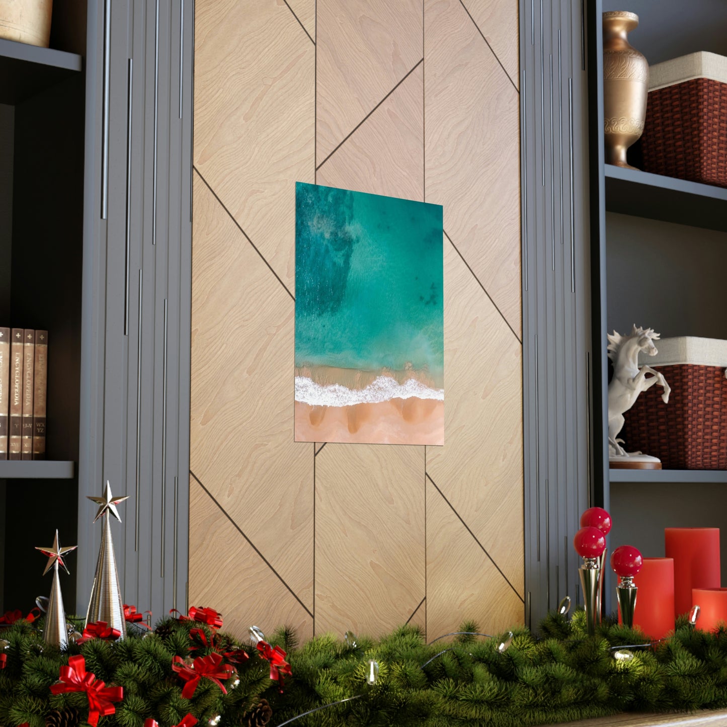Beach Waves Matte Vertical Posters