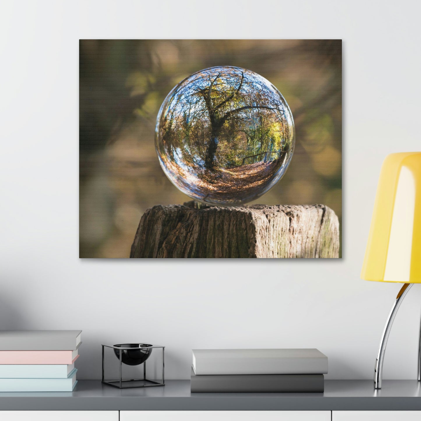 Forest, Globe, Trees, Nature, Forest Globe - Polyester Canvas