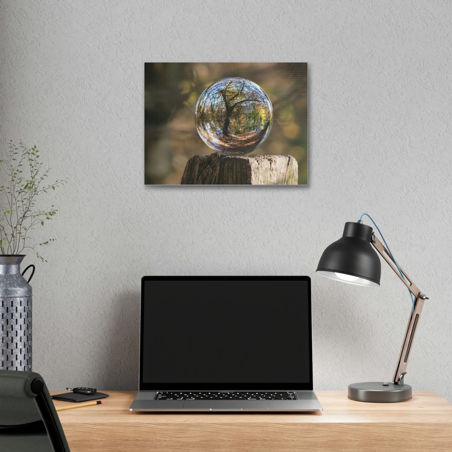 Forest, Globe, Trees, Nature, Forest Globe - Polyester Canvas