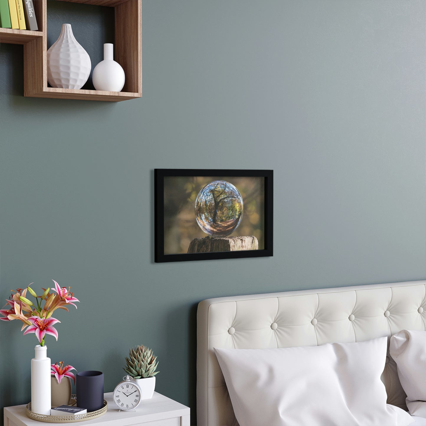 Forest Globe - Framed Poster, Horizontal