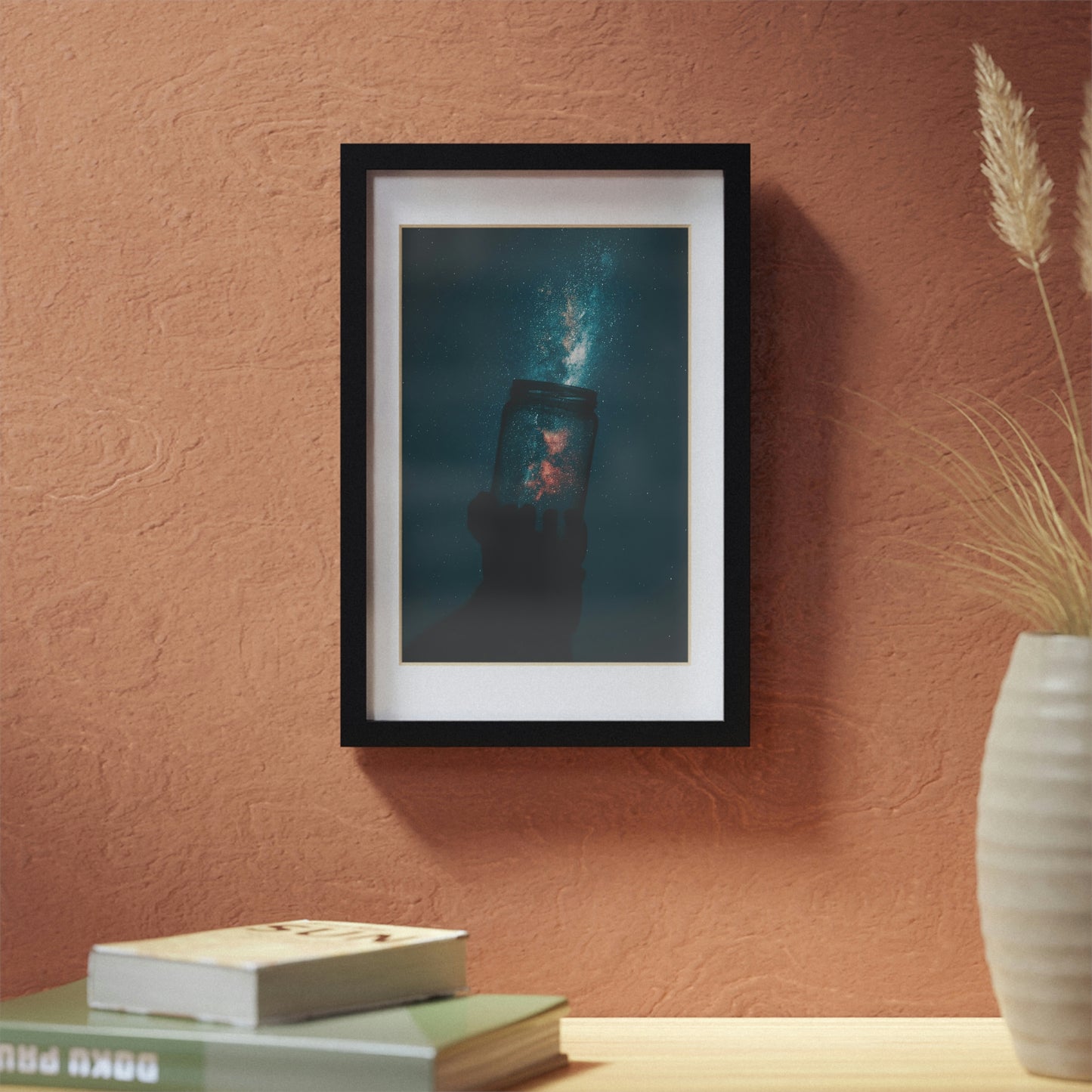 Star Catcher - Framed Posters, Black