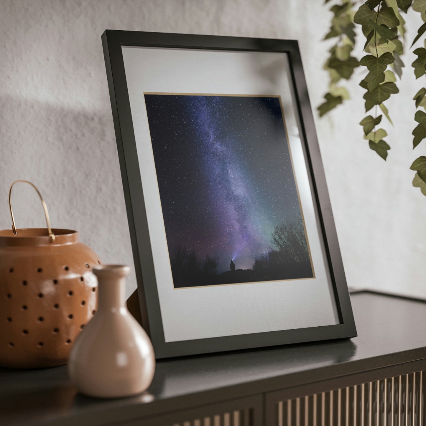 Star Gazer - Framed Posters, Black