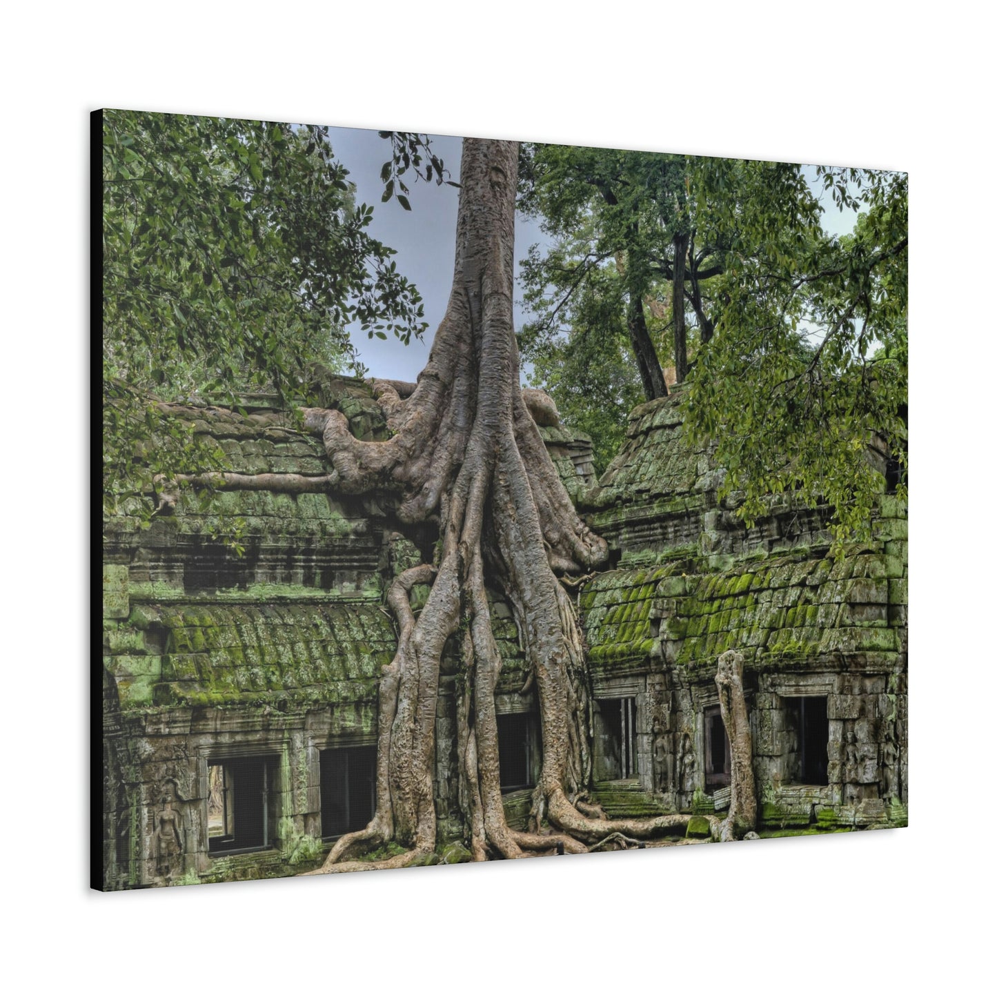 Jungle Temple - nature, trees Canvas Gallery Wraps