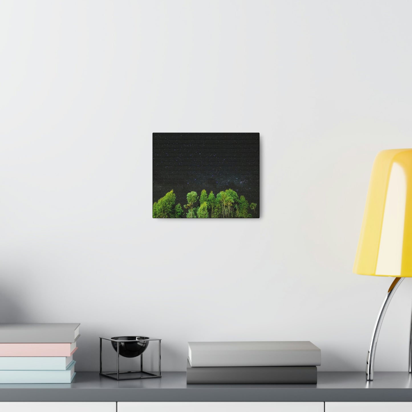 Starry Forest - Star, Forest, Nature - Canvas Gallery Wraps