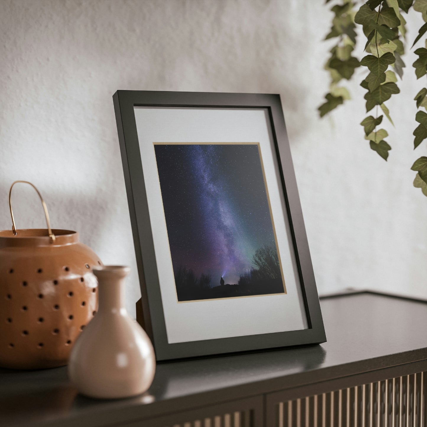 Star Gazer - Framed Posters, Black
