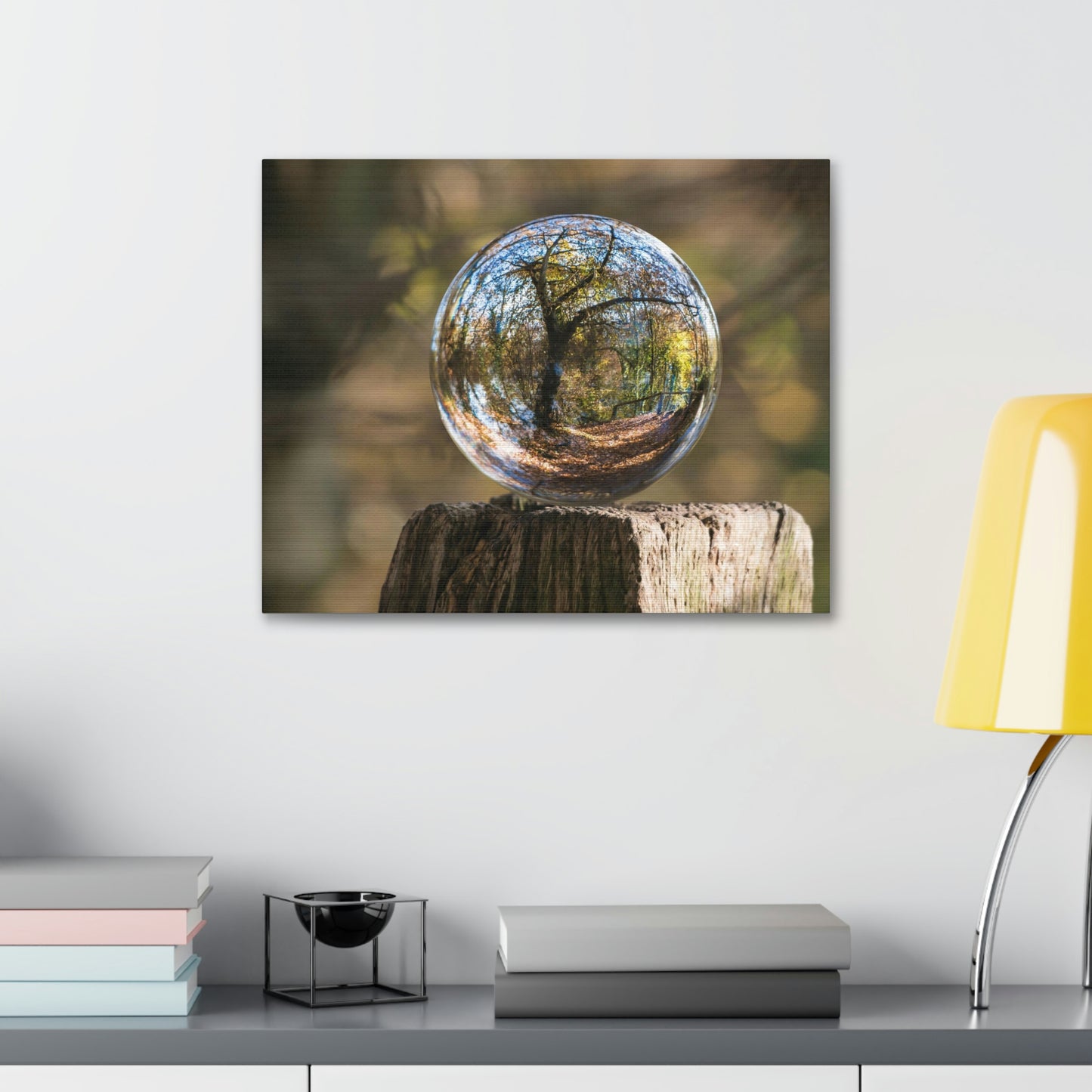 Forest, Globe, Trees, Nature, Forest Globe - Polyester Canvas