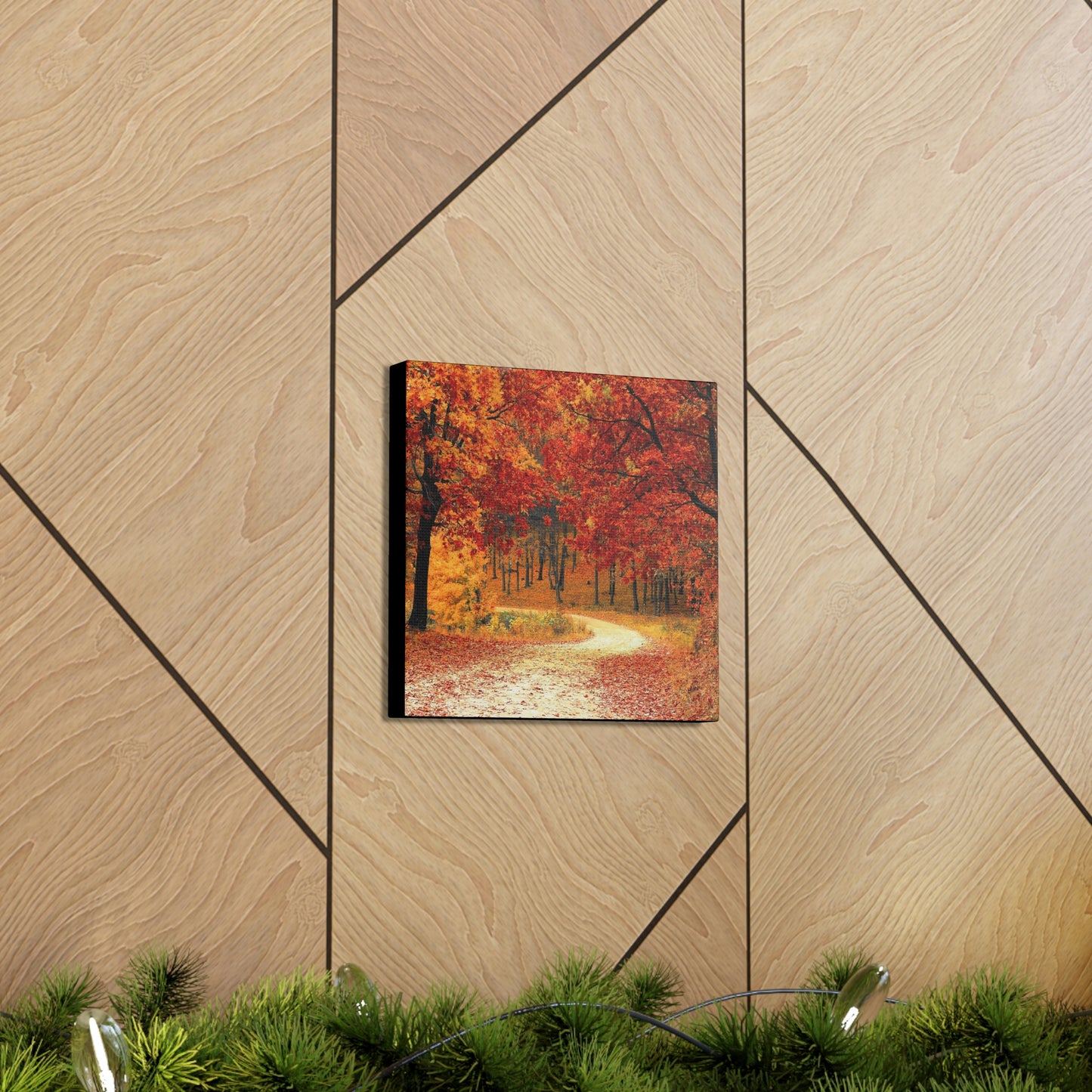 Fall Trail - Foliage forest - Canvas Gallery Wraps