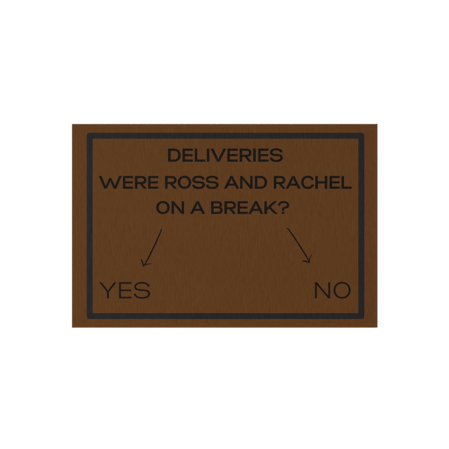 On a Break - Outdoor Rug (brown)