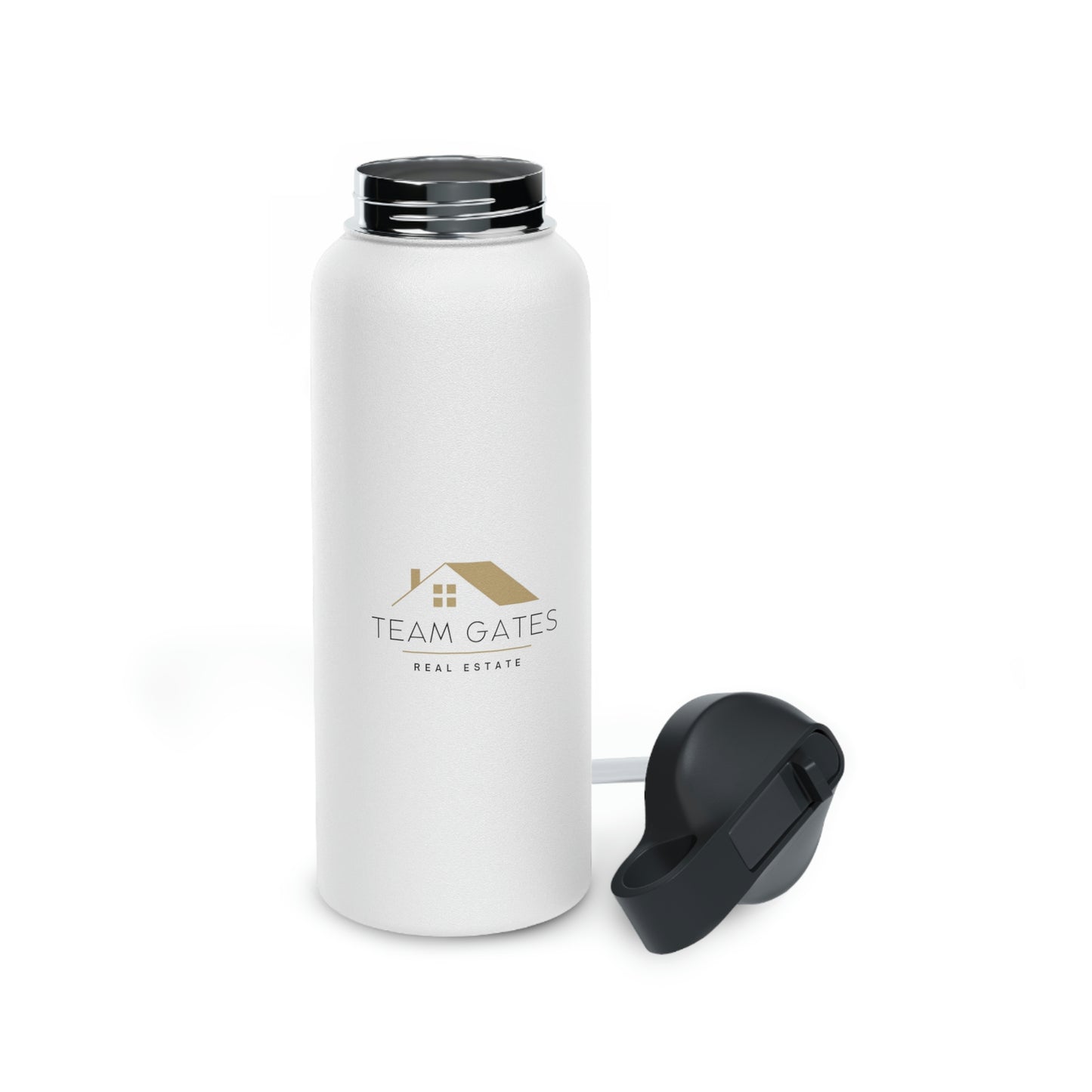 Team Gates - Stainless Steel Water Bottle, Standard Lid