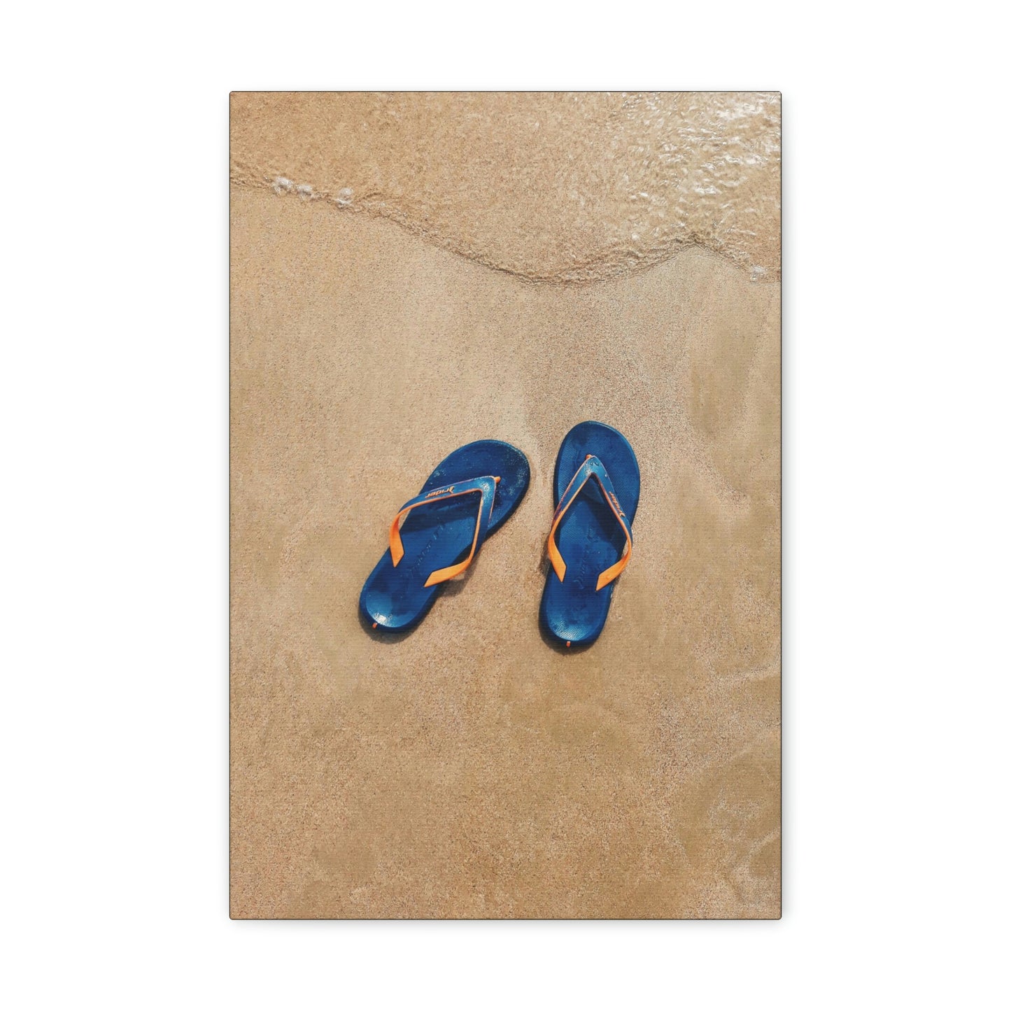 Beachin flip flops - Canvas Gallery Wraps