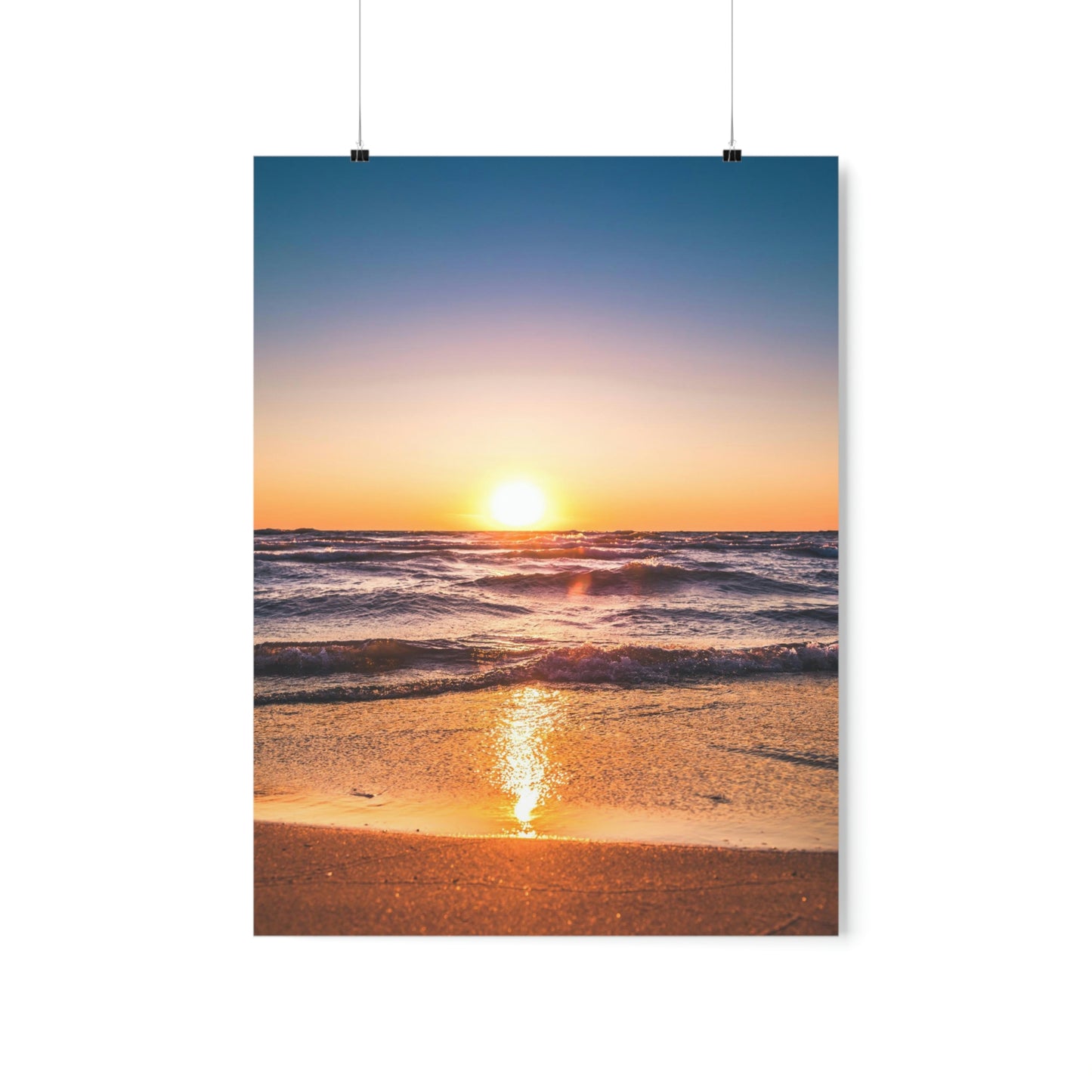 Beach Sunset Premium Matte Vertical Posters