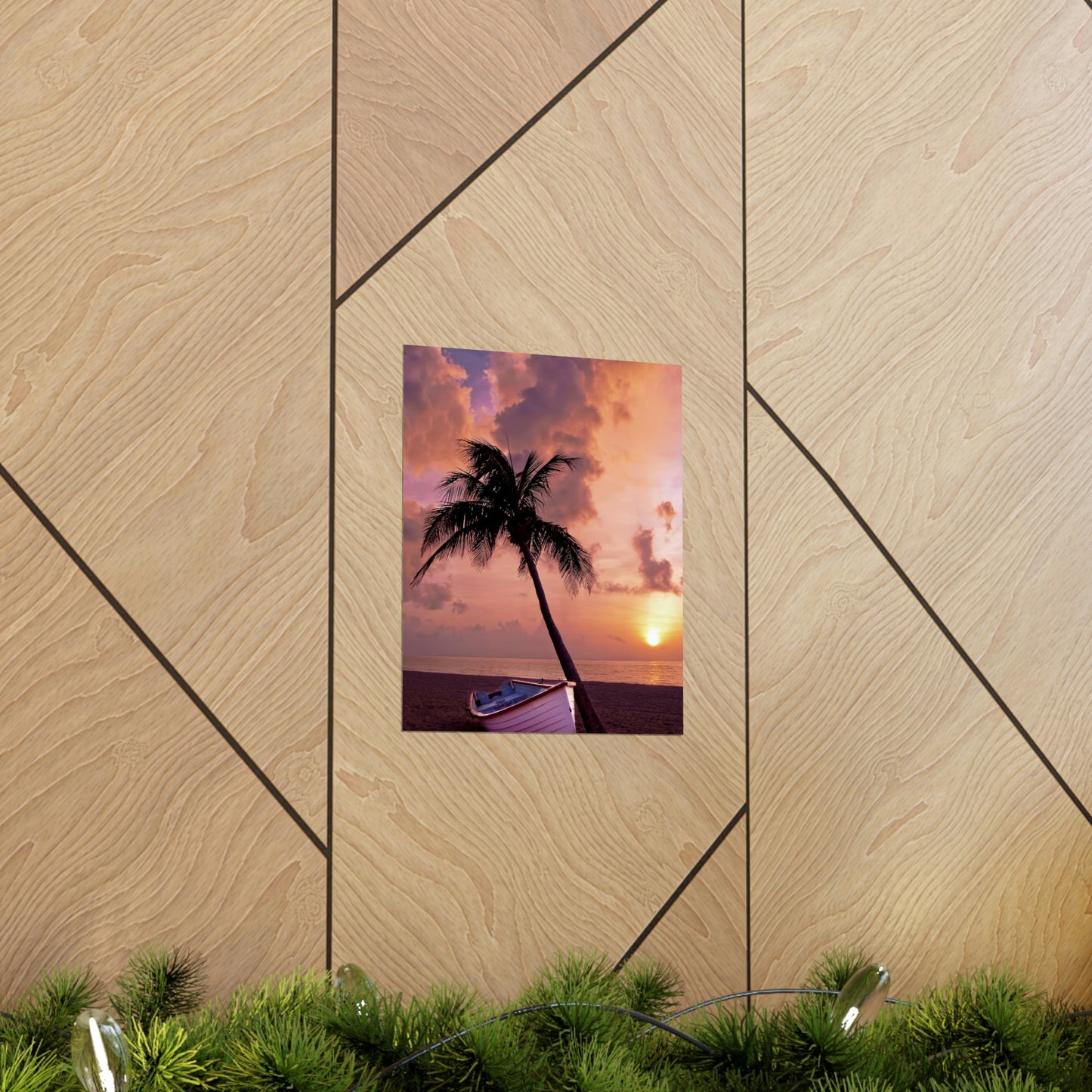 Beach Sunset Premium Matte Vertical Posters
