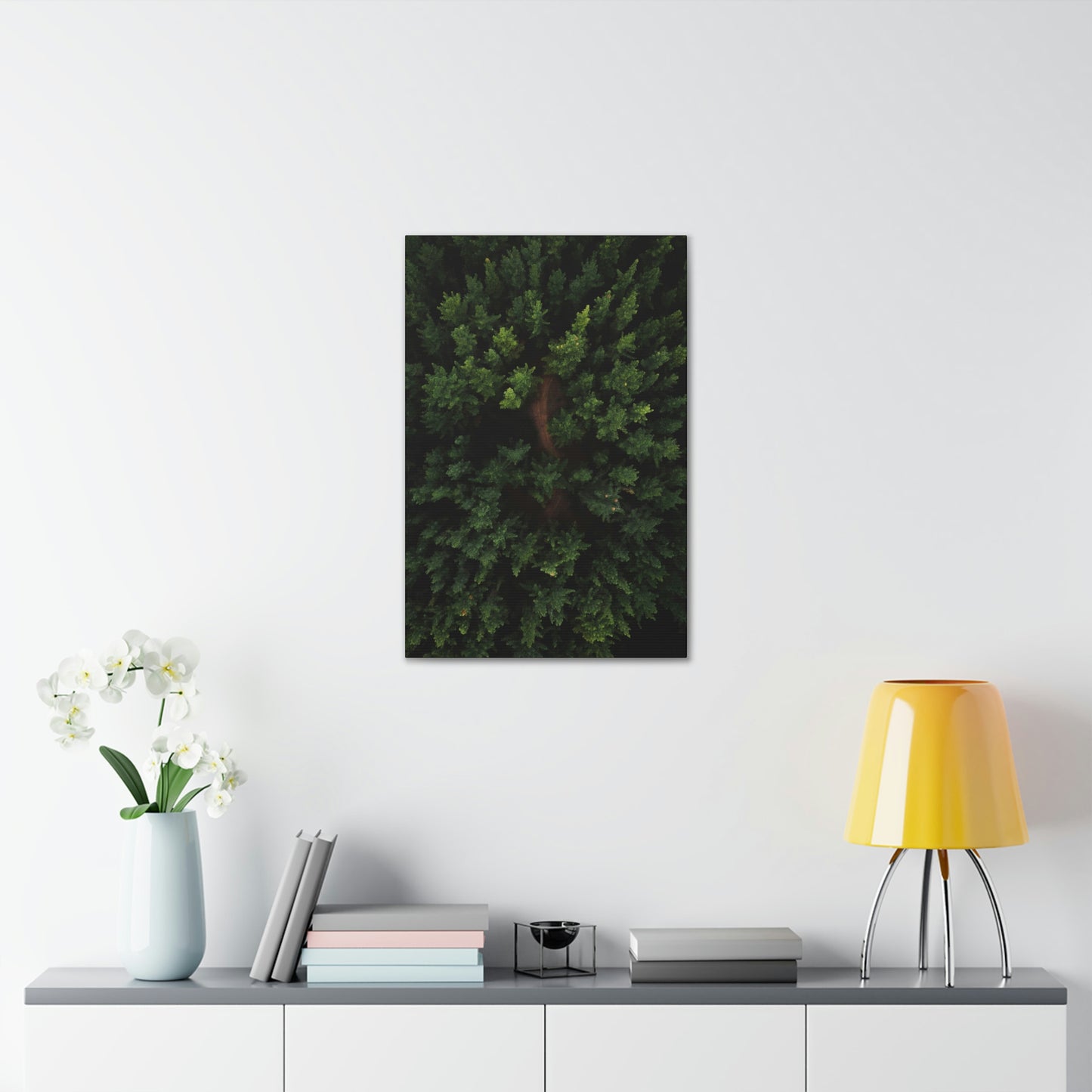 Forest eagle-view - Canvas Gallery Wraps