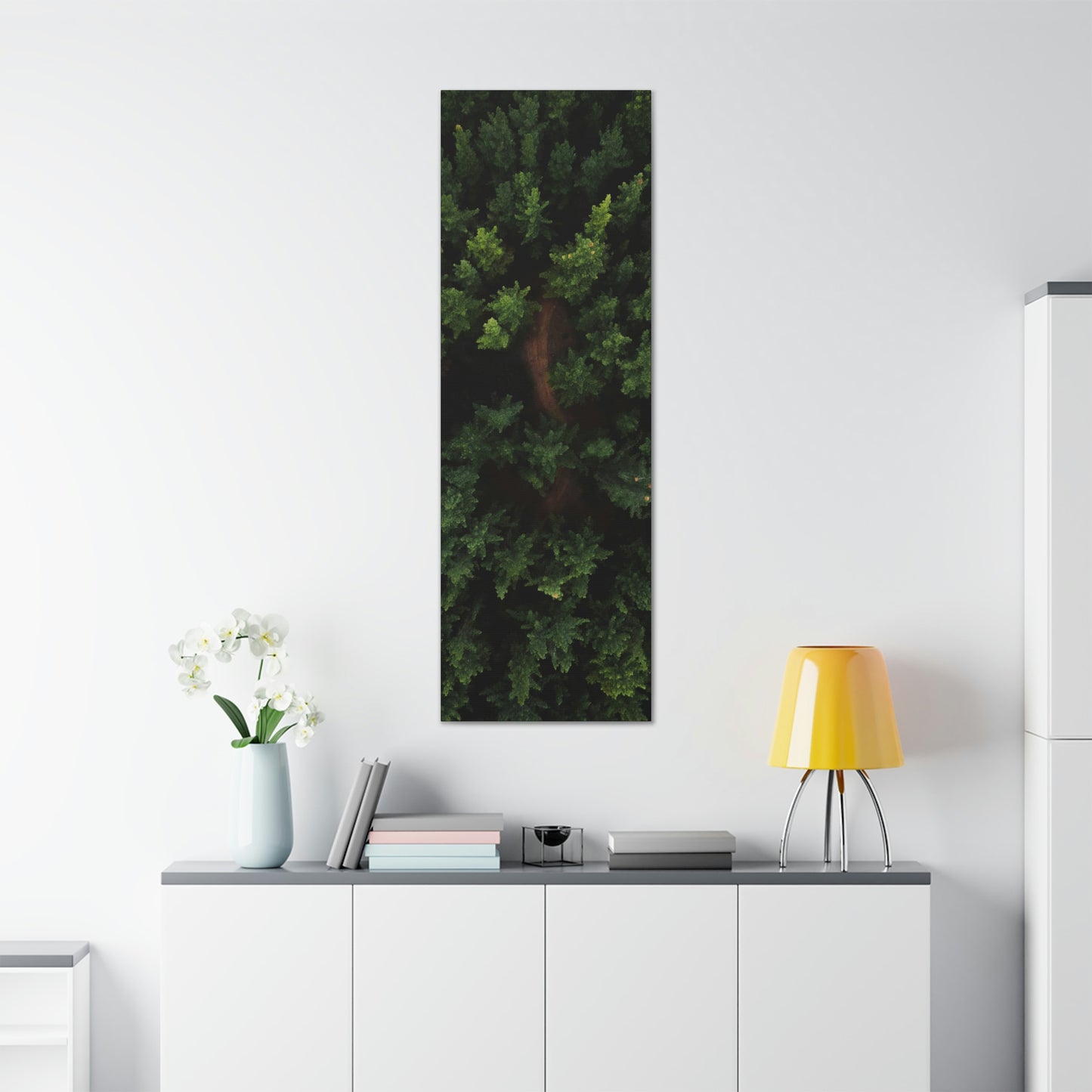 Forest eagle-view - Canvas Gallery Wraps