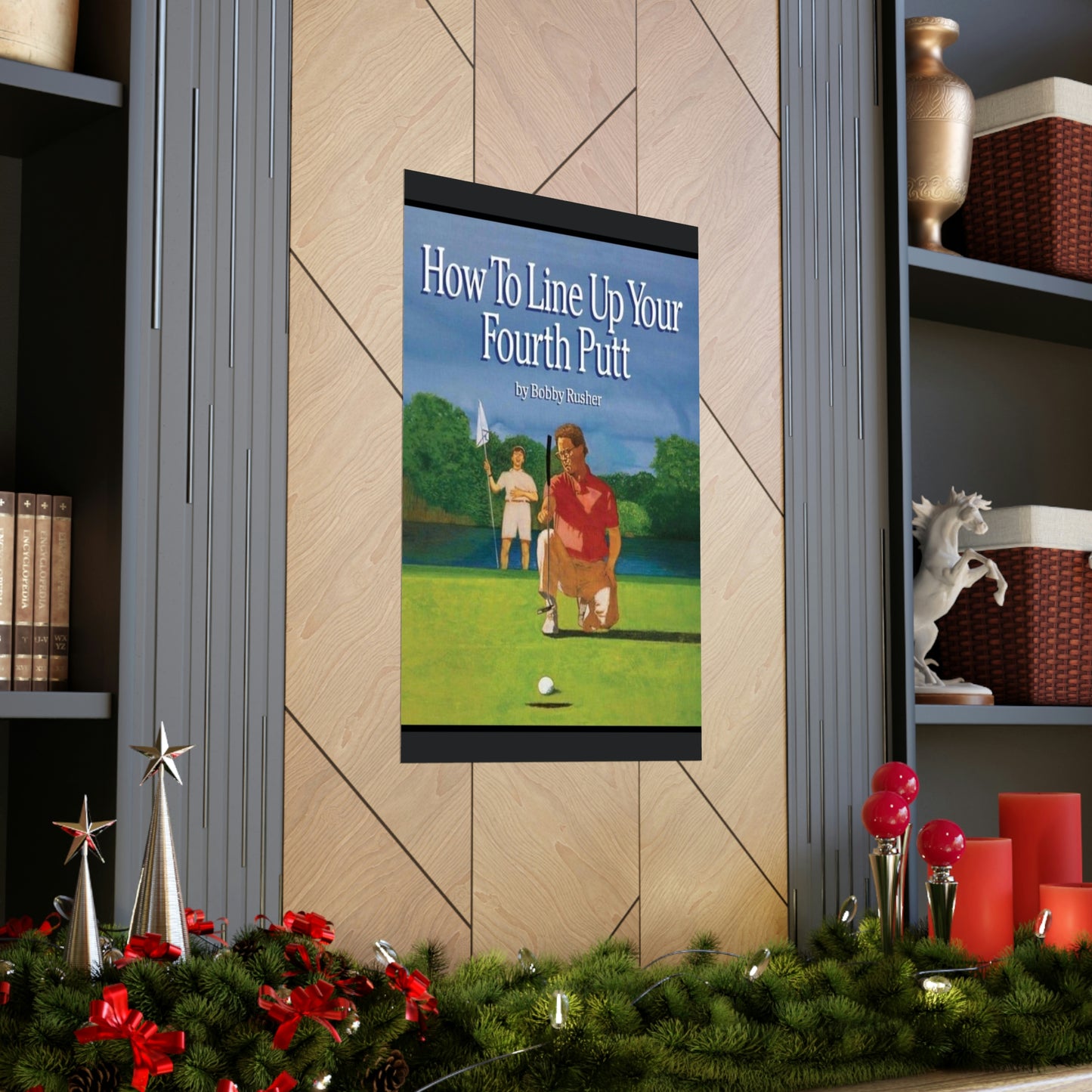 How to Line Up Your fourth Putt - Matte Vertical Posters