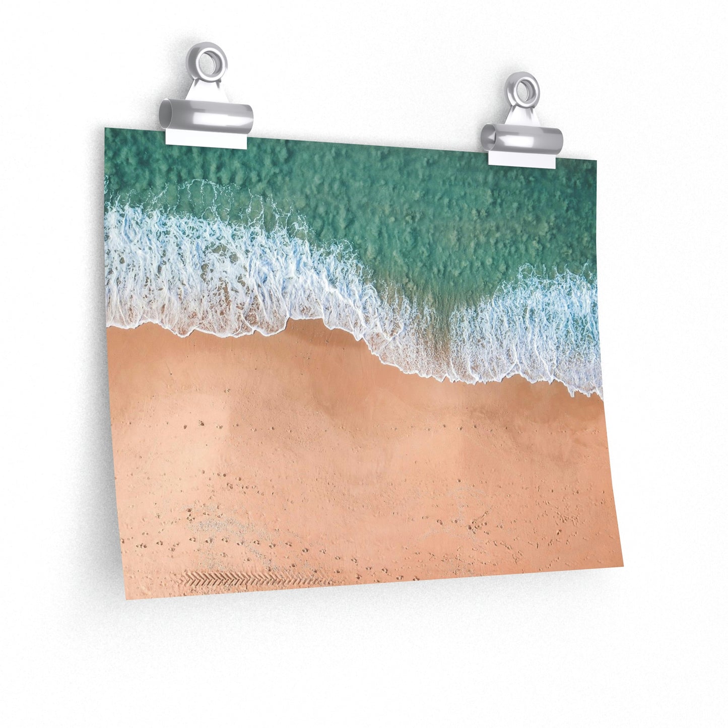 Beach Waves Premium Matte horizontal posters