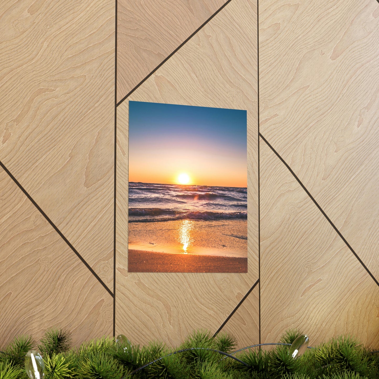 Beach Sunset Premium Matte Vertical Posters