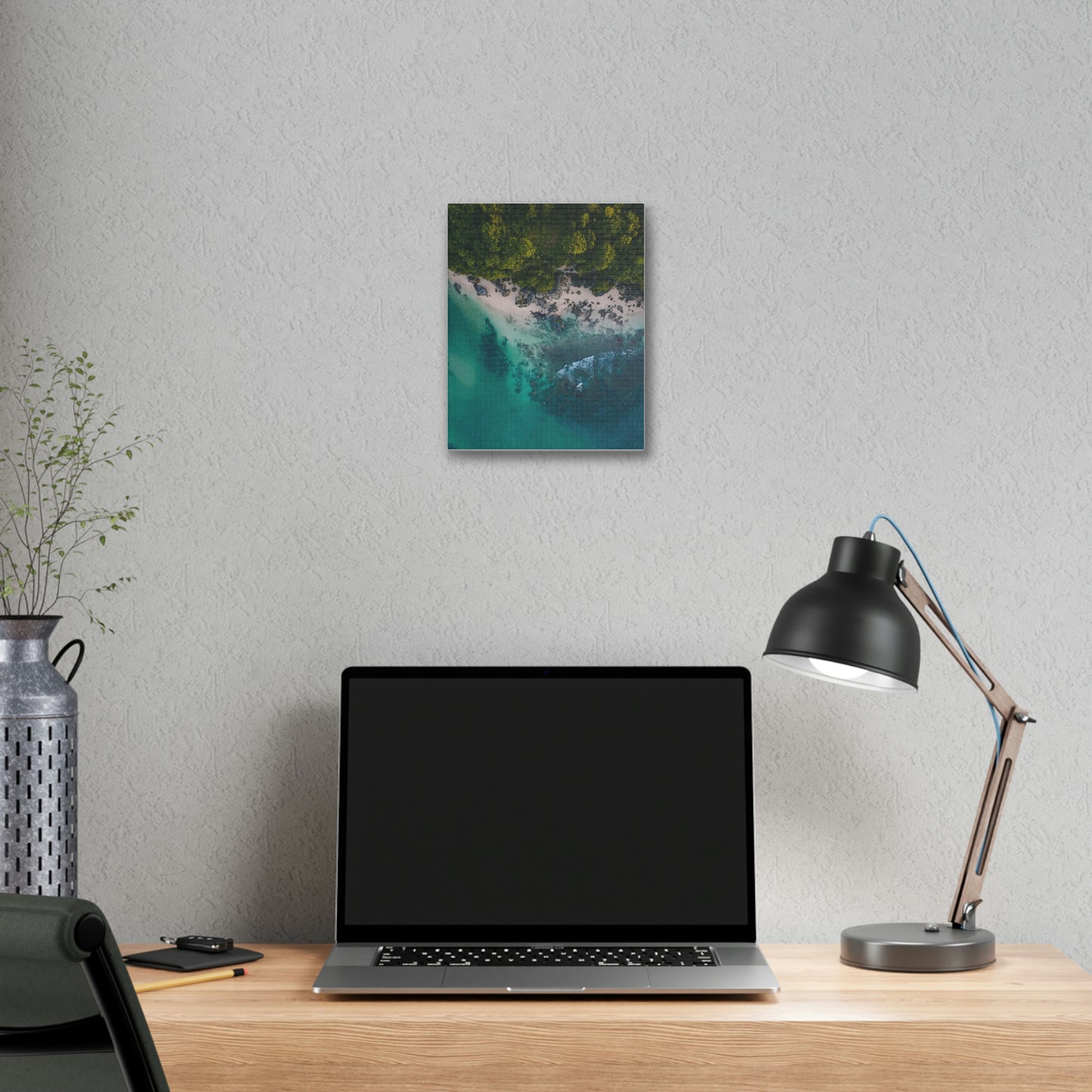 Ocean Waves - Polyester Canvas