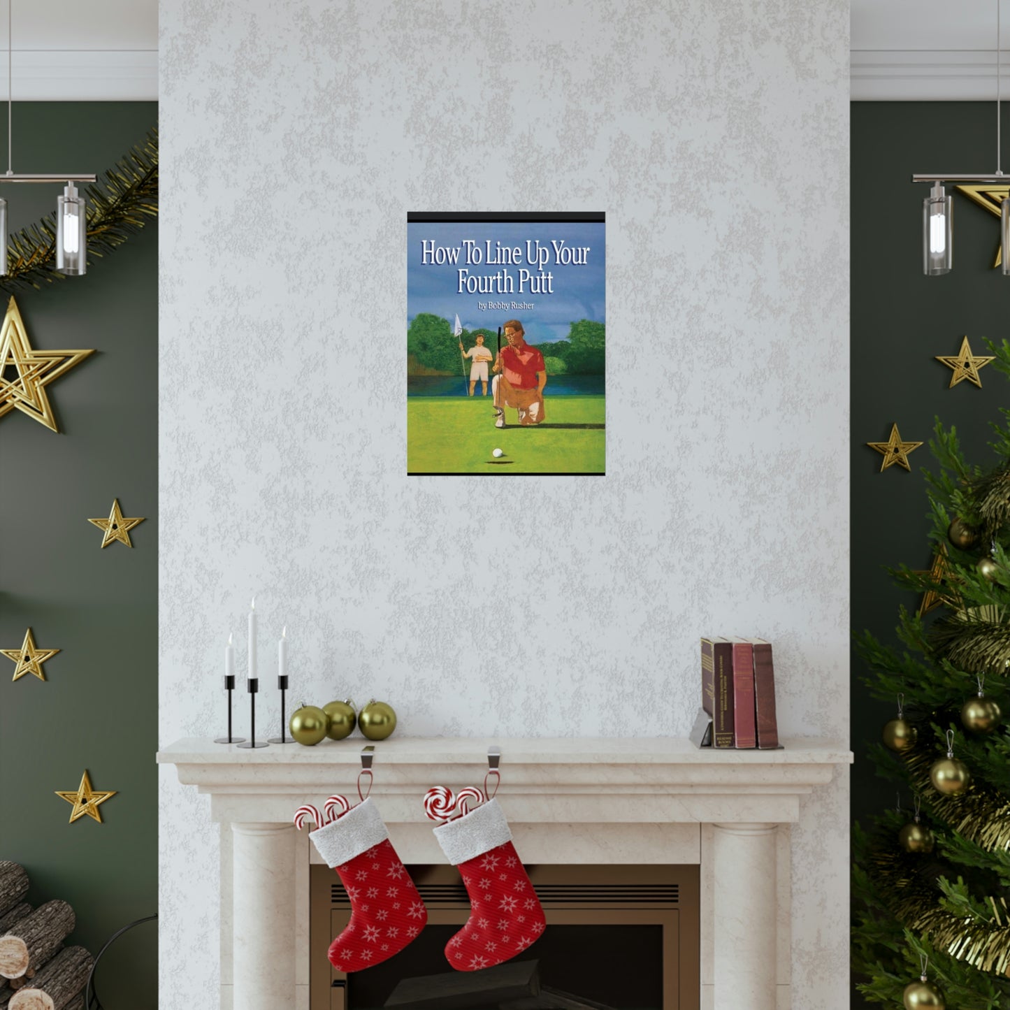 How to Line Up Your fourth Putt - Matte Vertical Posters