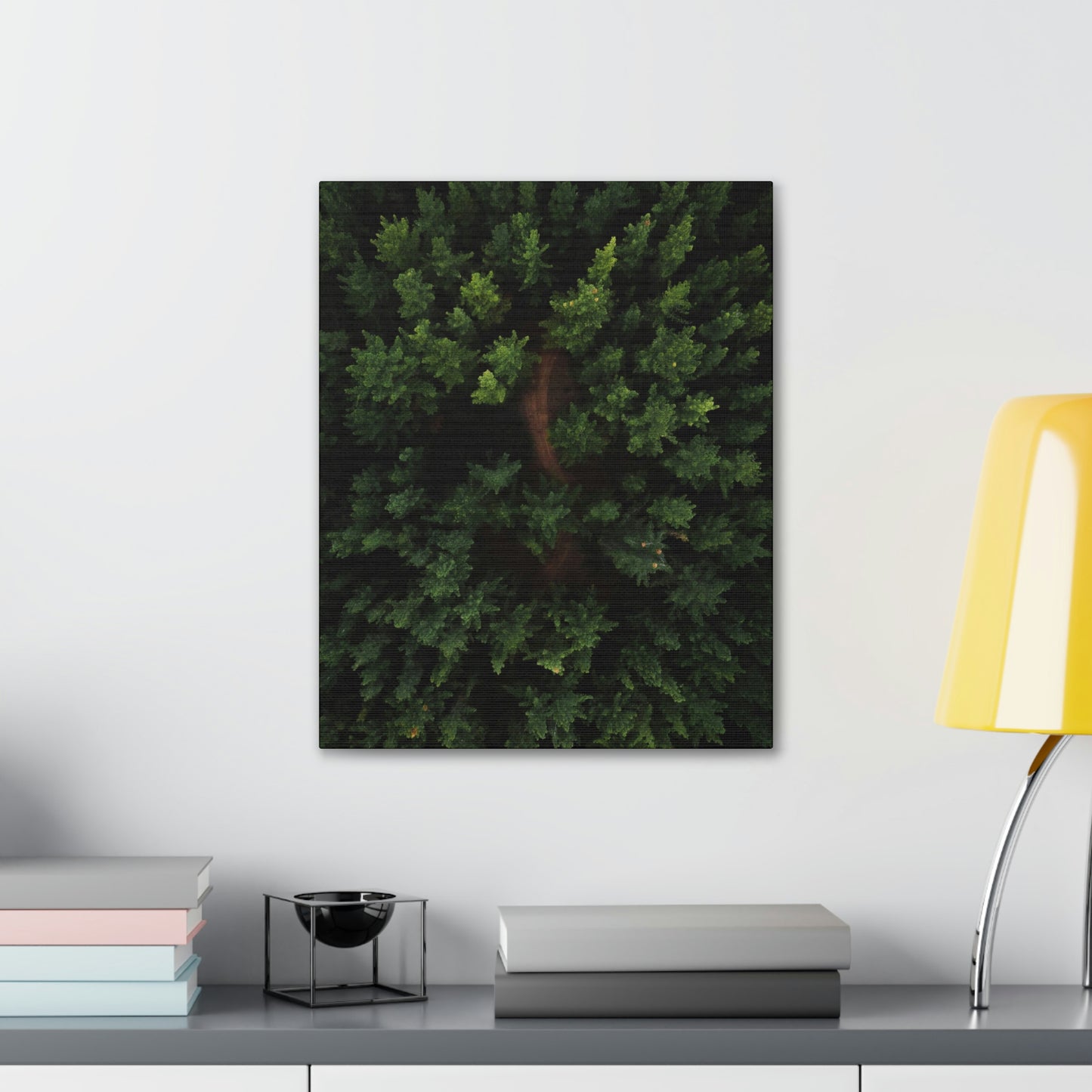 Forest eagle-view - Canvas Gallery Wraps