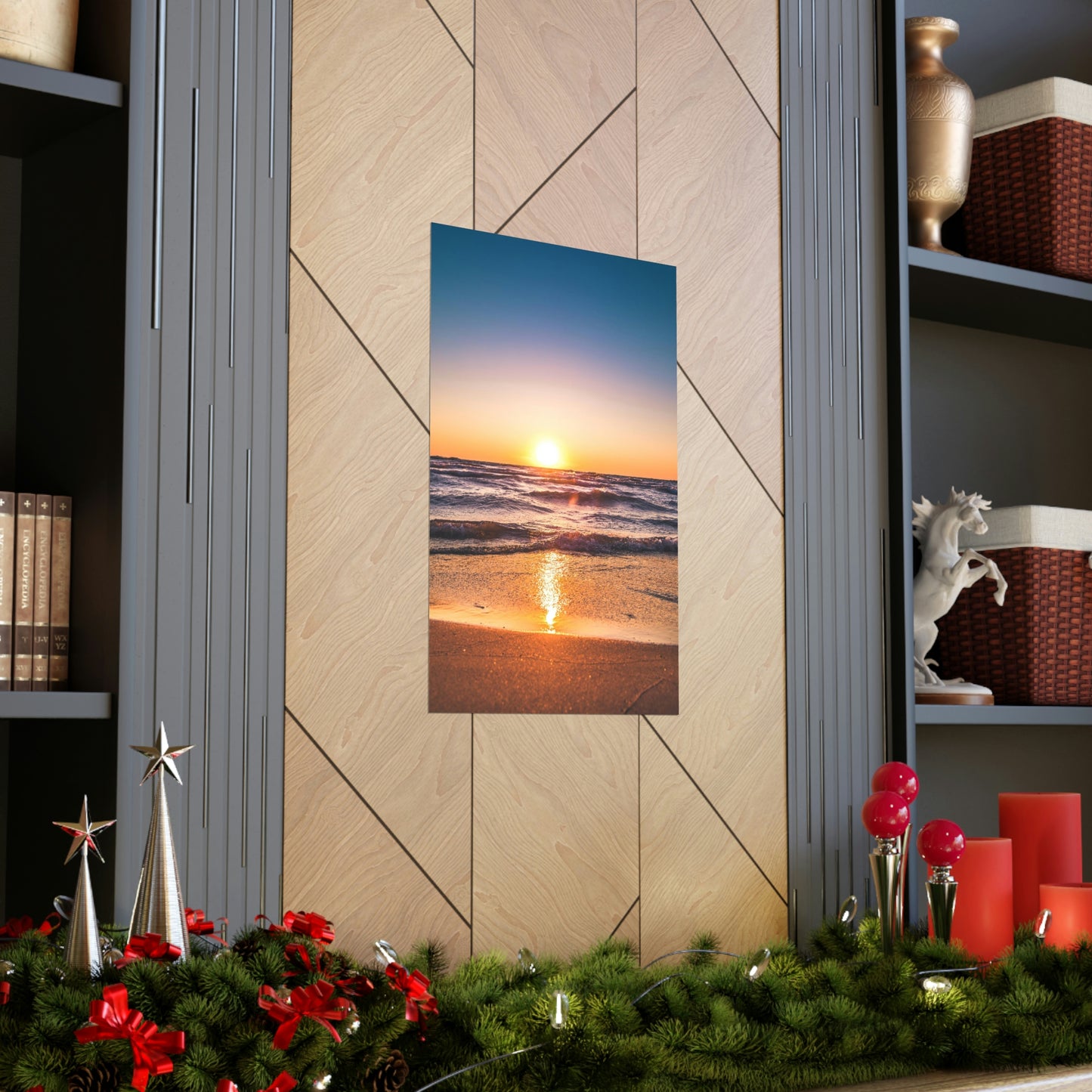Beach Sunset Premium Matte Vertical Posters