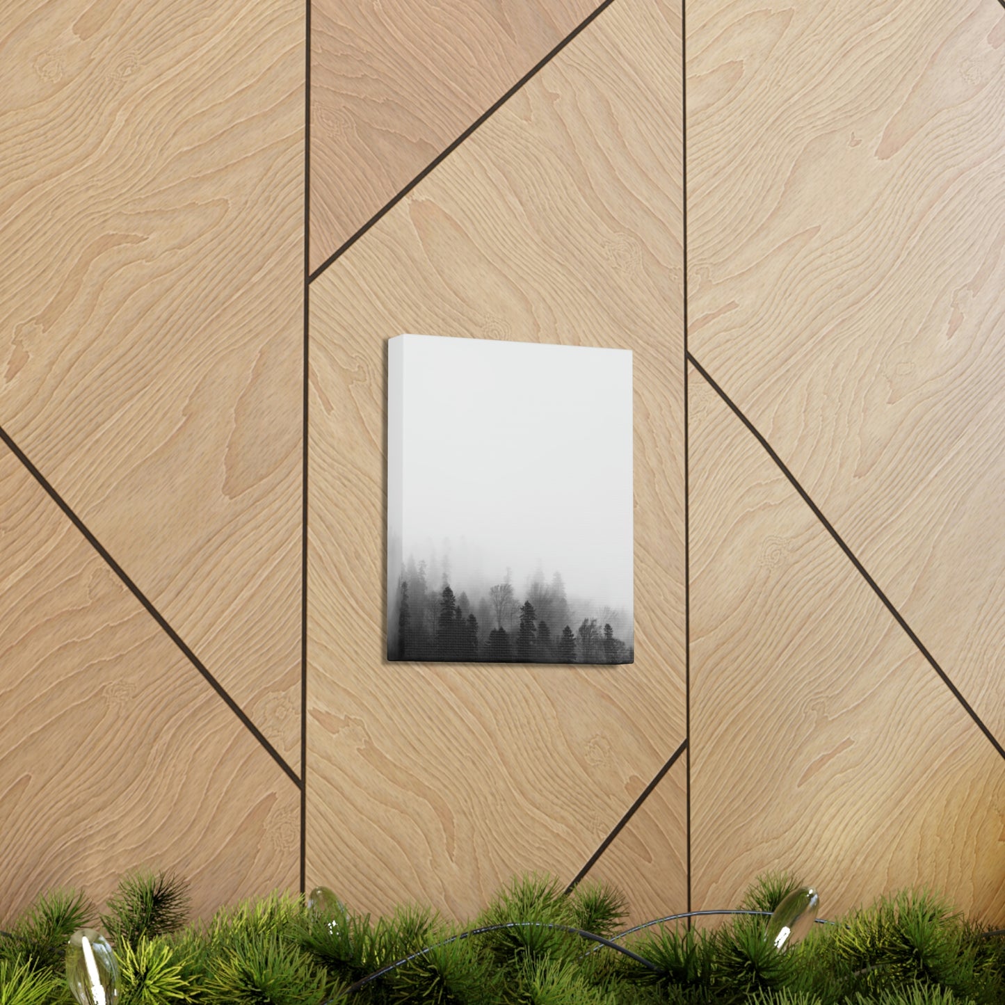 B&W Forest - Canvas Gallery Wraps
