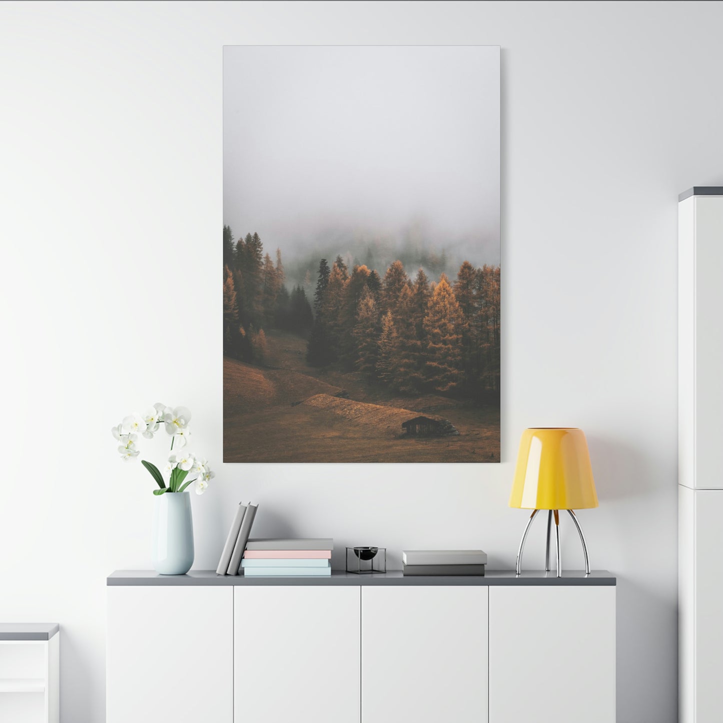 Smokey Mountains, Forest, Fog - Classic Canvas