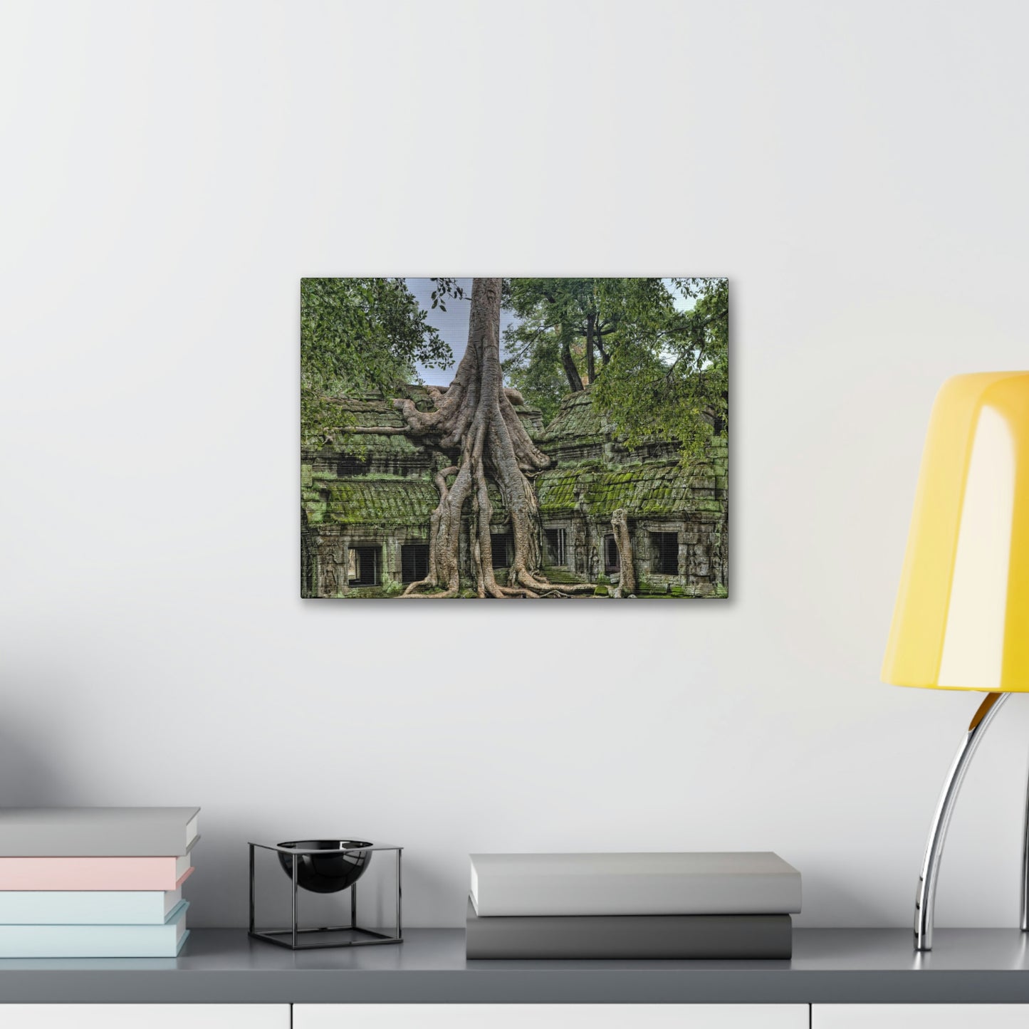 Jungle Temple - nature, trees Canvas Gallery Wraps