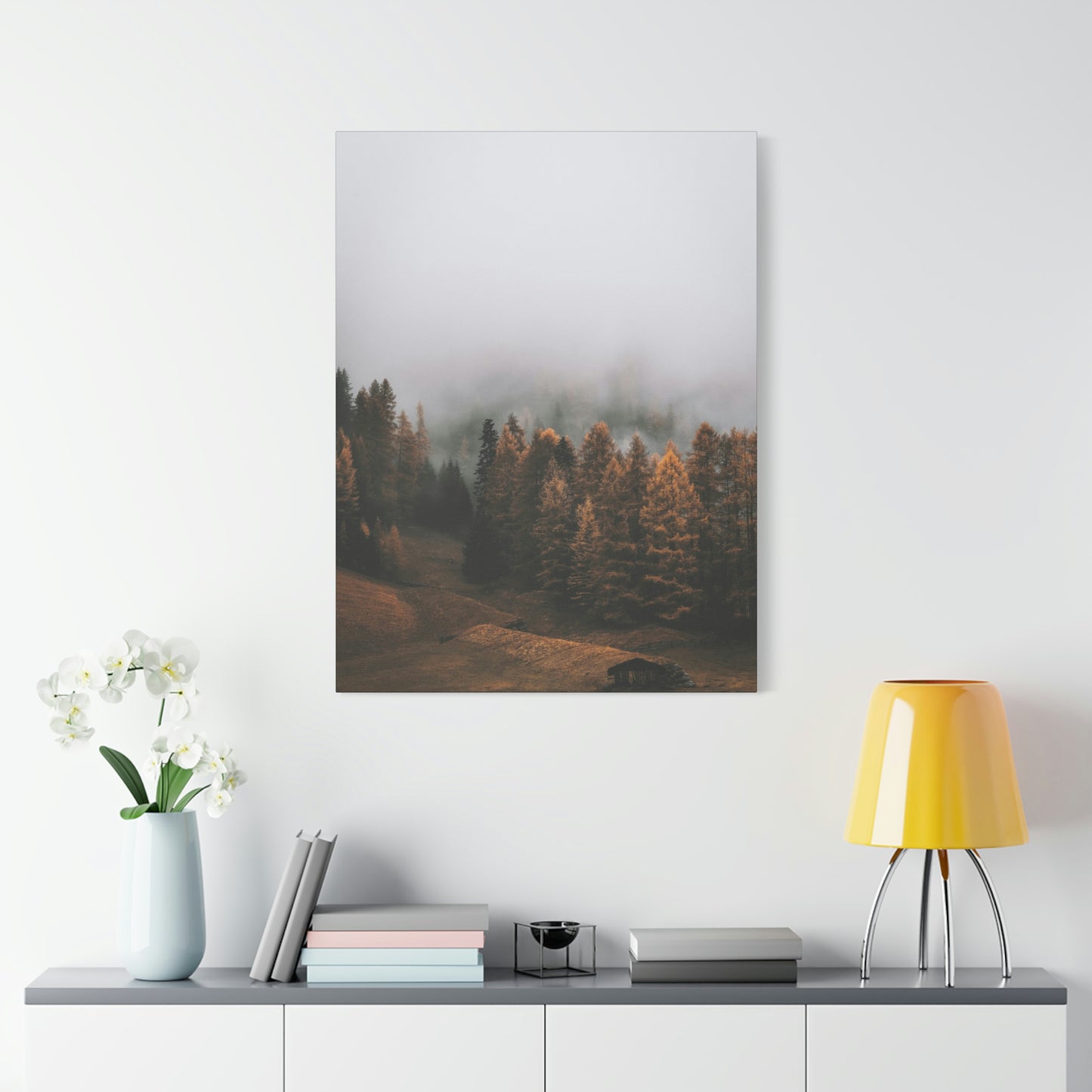 Smokey Mountains, Forest, Fog - Classic Canvas