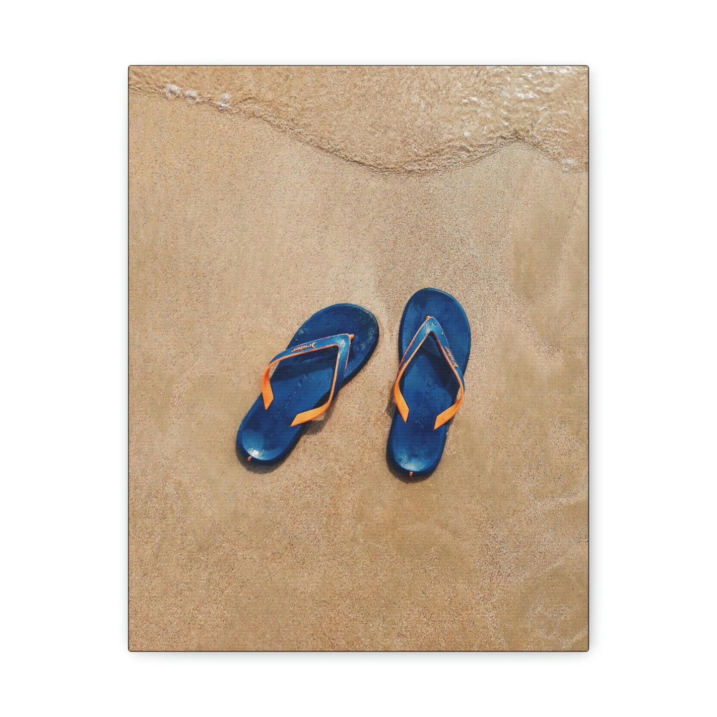 Beachin flip flops - Canvas Gallery Wraps