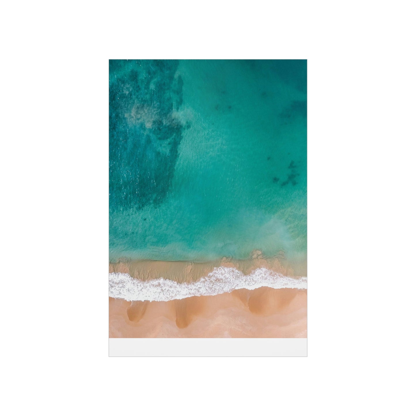 Beach Waves Matte Vertical Posters