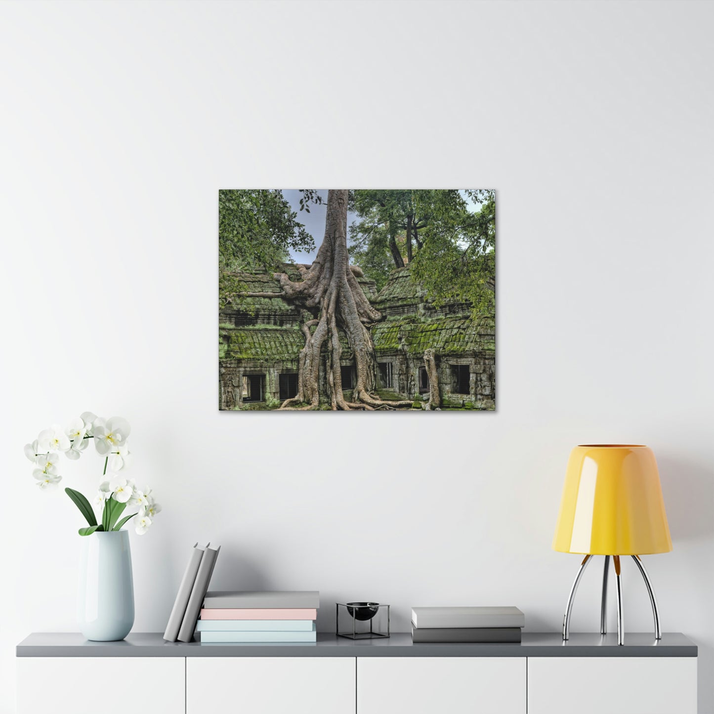 Jungle Temple - nature, trees Canvas Gallery Wraps
