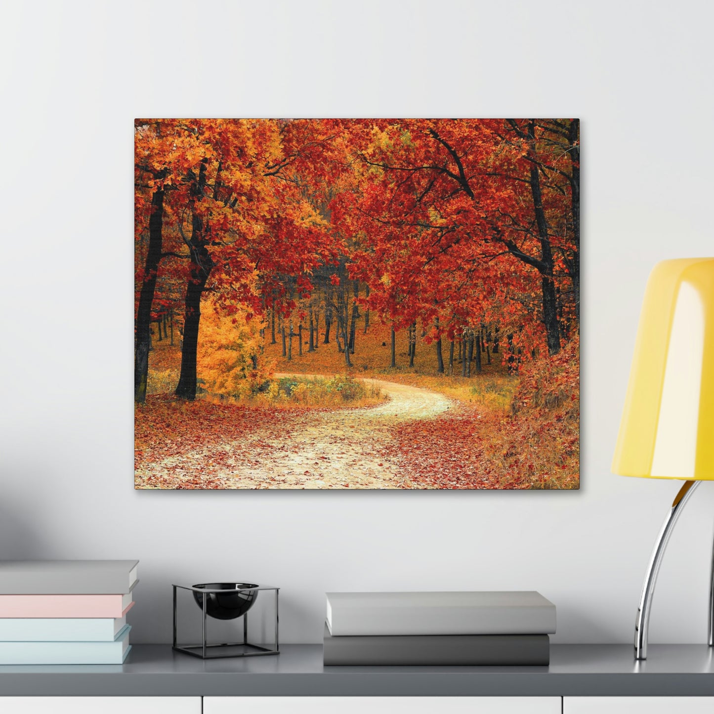 Fall Trail - Foliage forest - Canvas Gallery Wraps