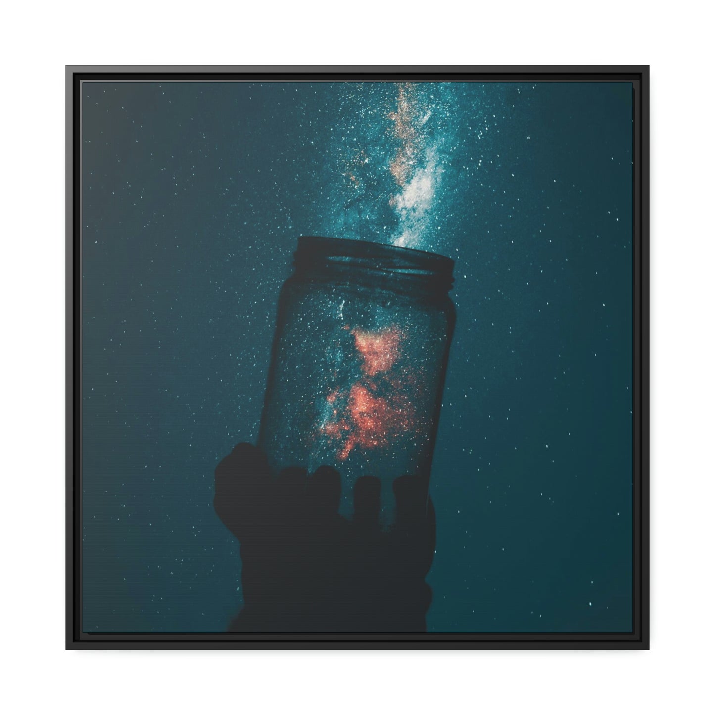 Star Catcher - Matte Canvas, Black Frame