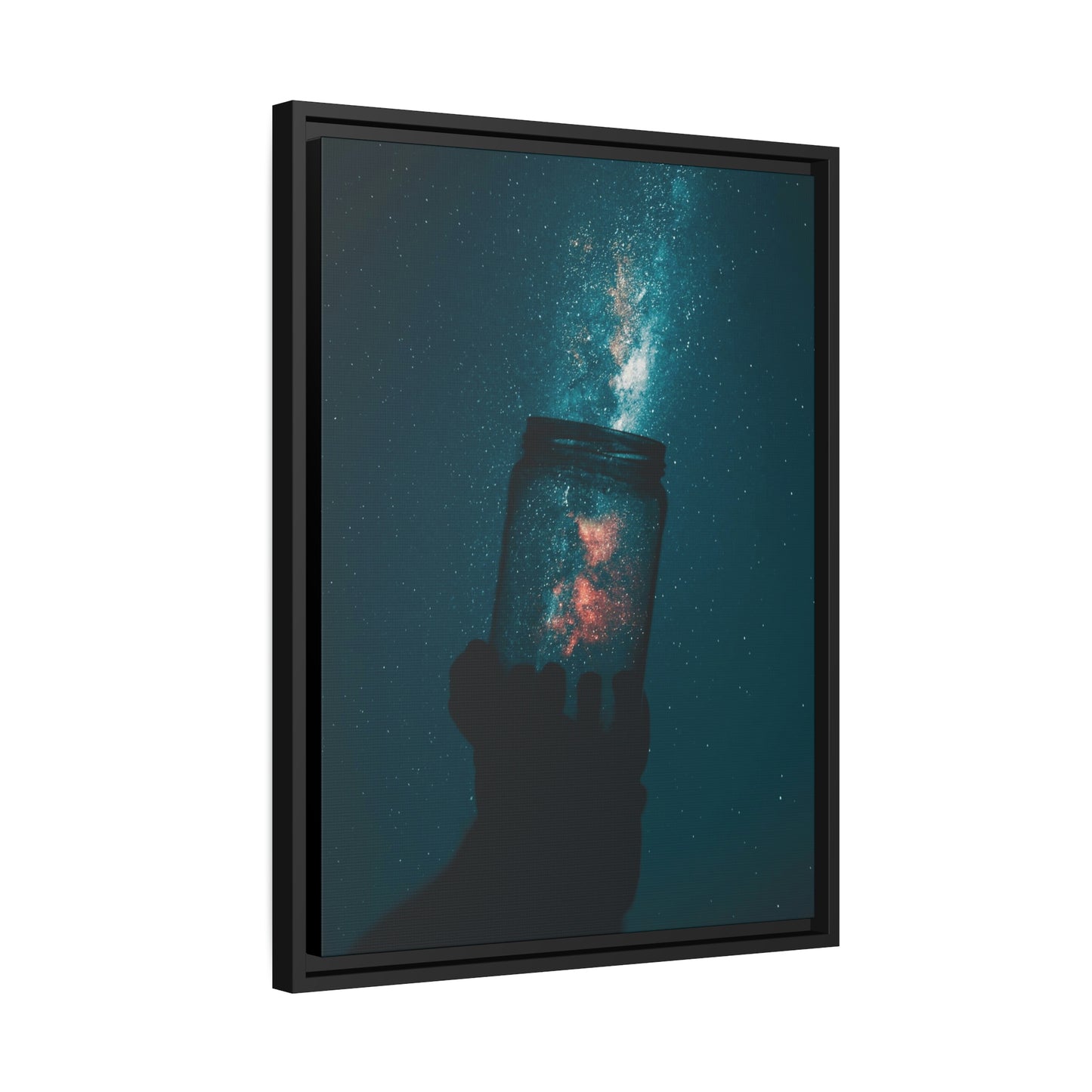 Star Catcher - Matte Canvas, Black Frame