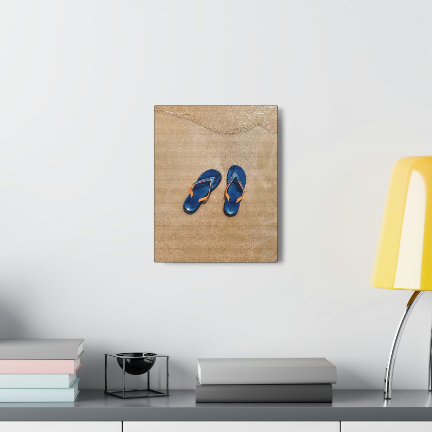 Beachin flip flops - Canvas Gallery Wraps