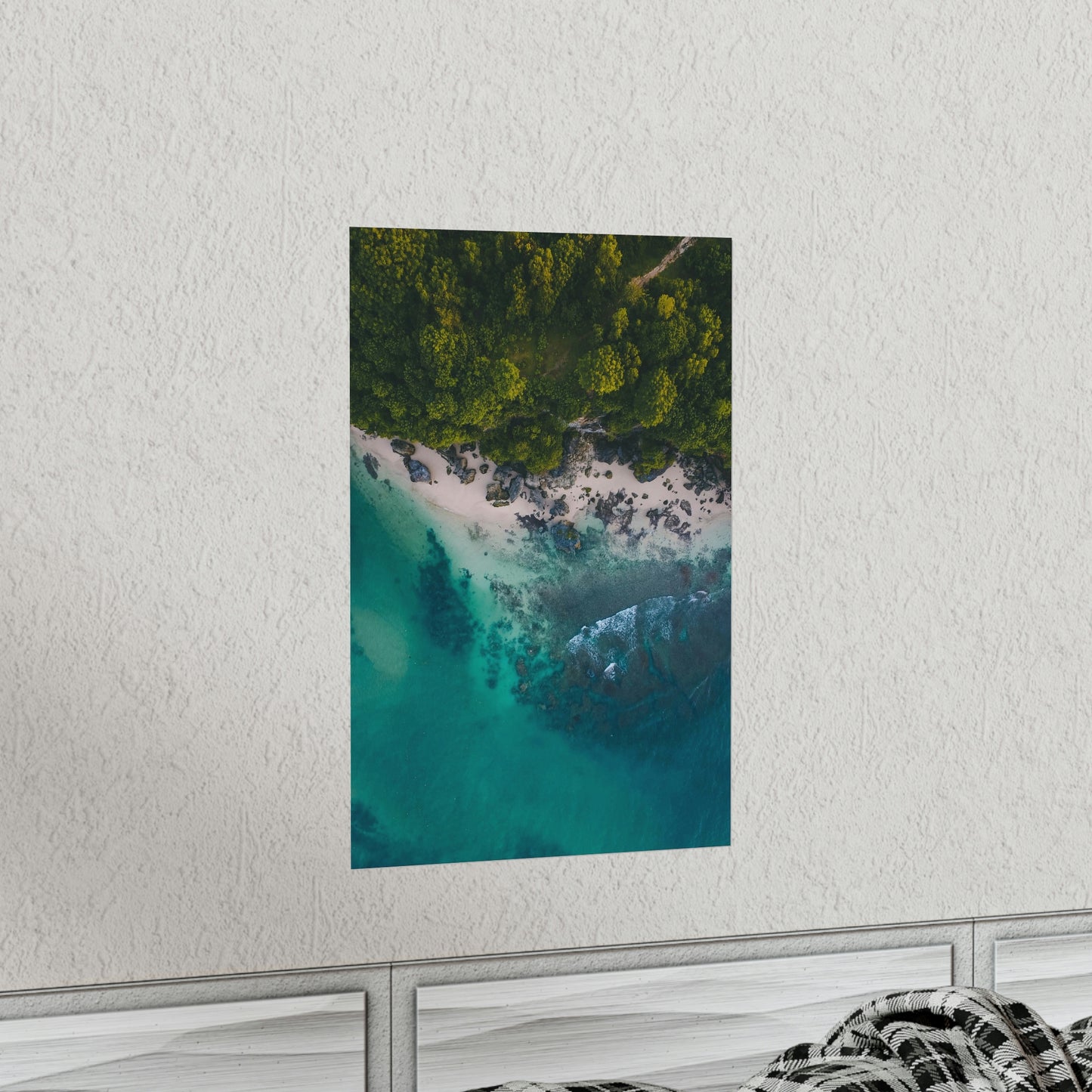 Scenic Beach Waves Premium Matte Poster