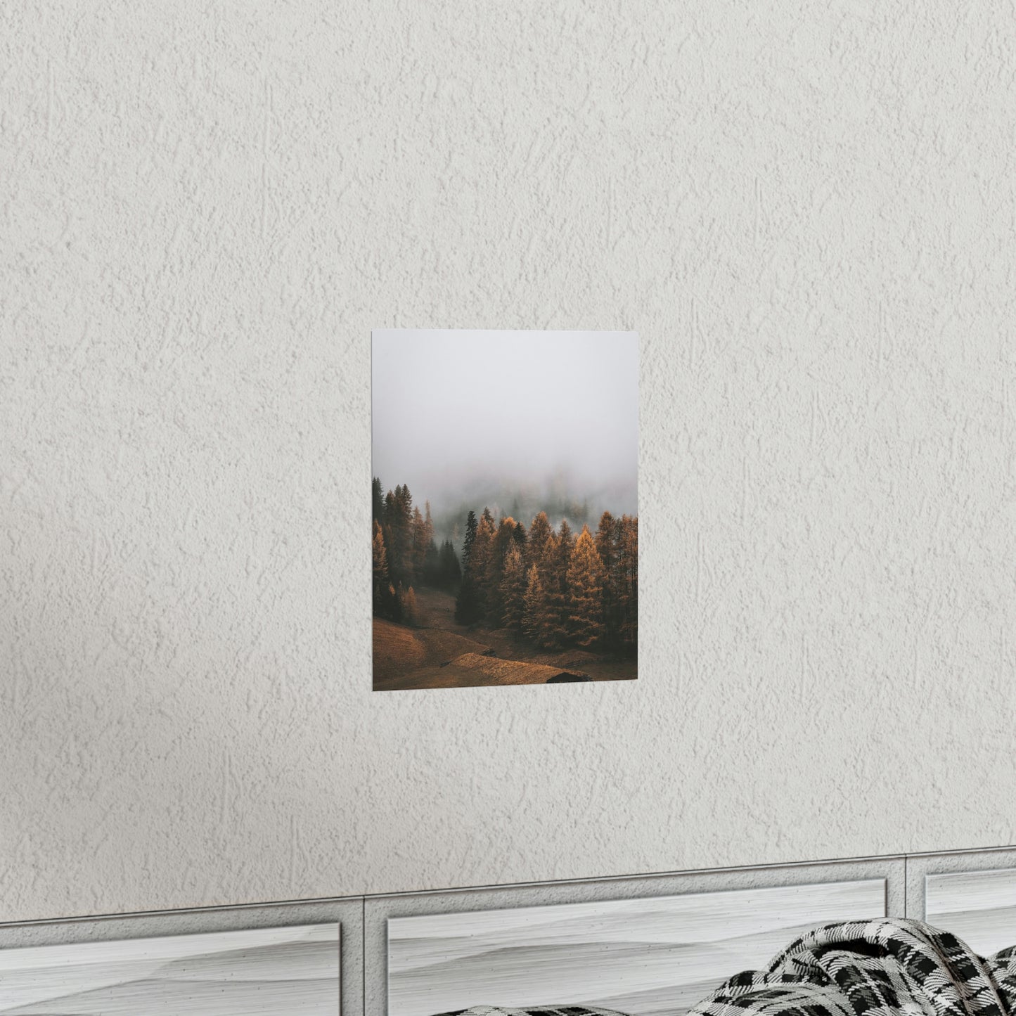 Smokey Mountains, Forest, Fog - Premium Matte Vertical Posters