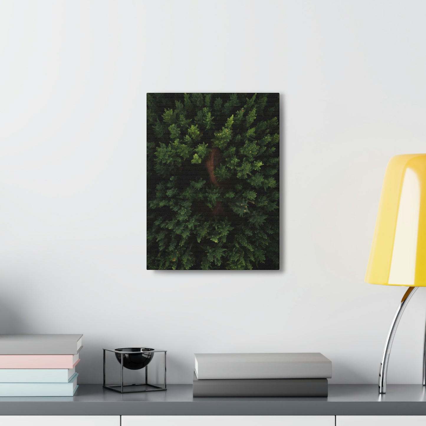 Forest eagle-view - Canvas Gallery Wraps
