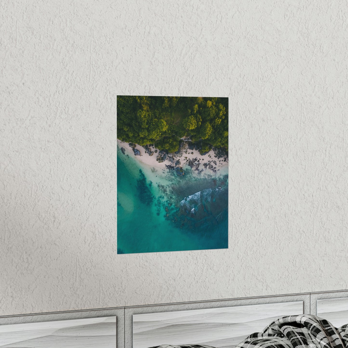 Scenic Beach Waves Premium Matte Poster