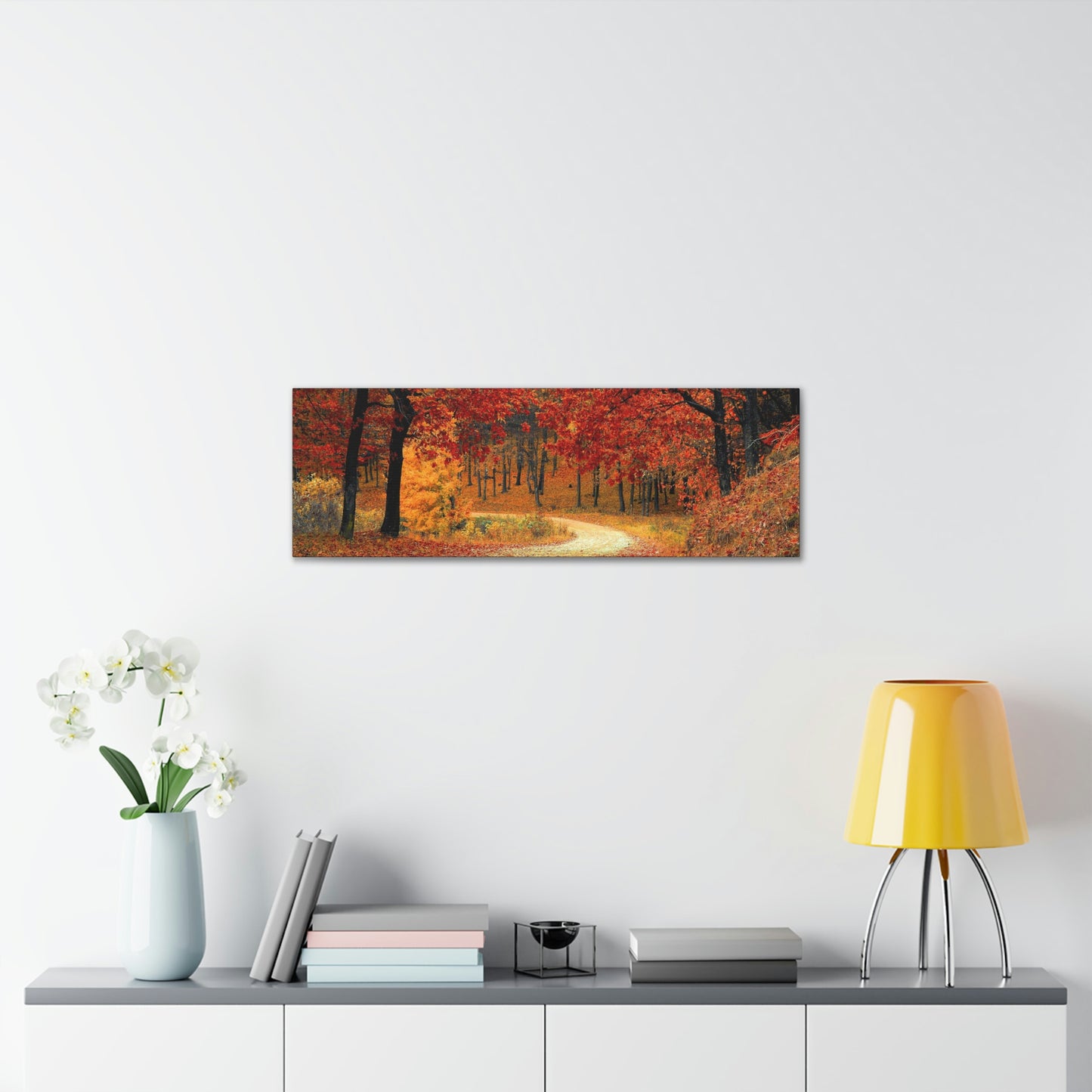 Fall Trail - Foliage forest - Canvas Gallery Wraps
