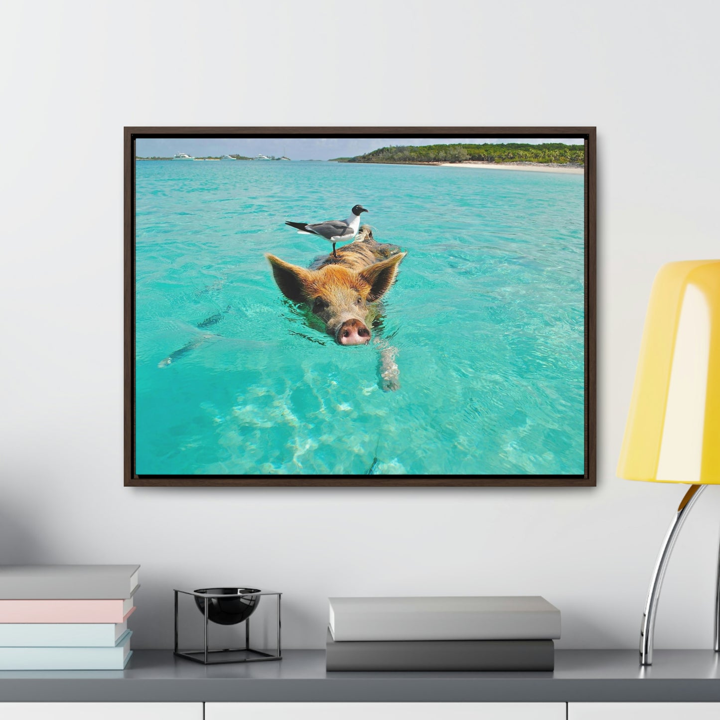 Ocean hog - Gallery Canvas Wraps, Horizontal Frame