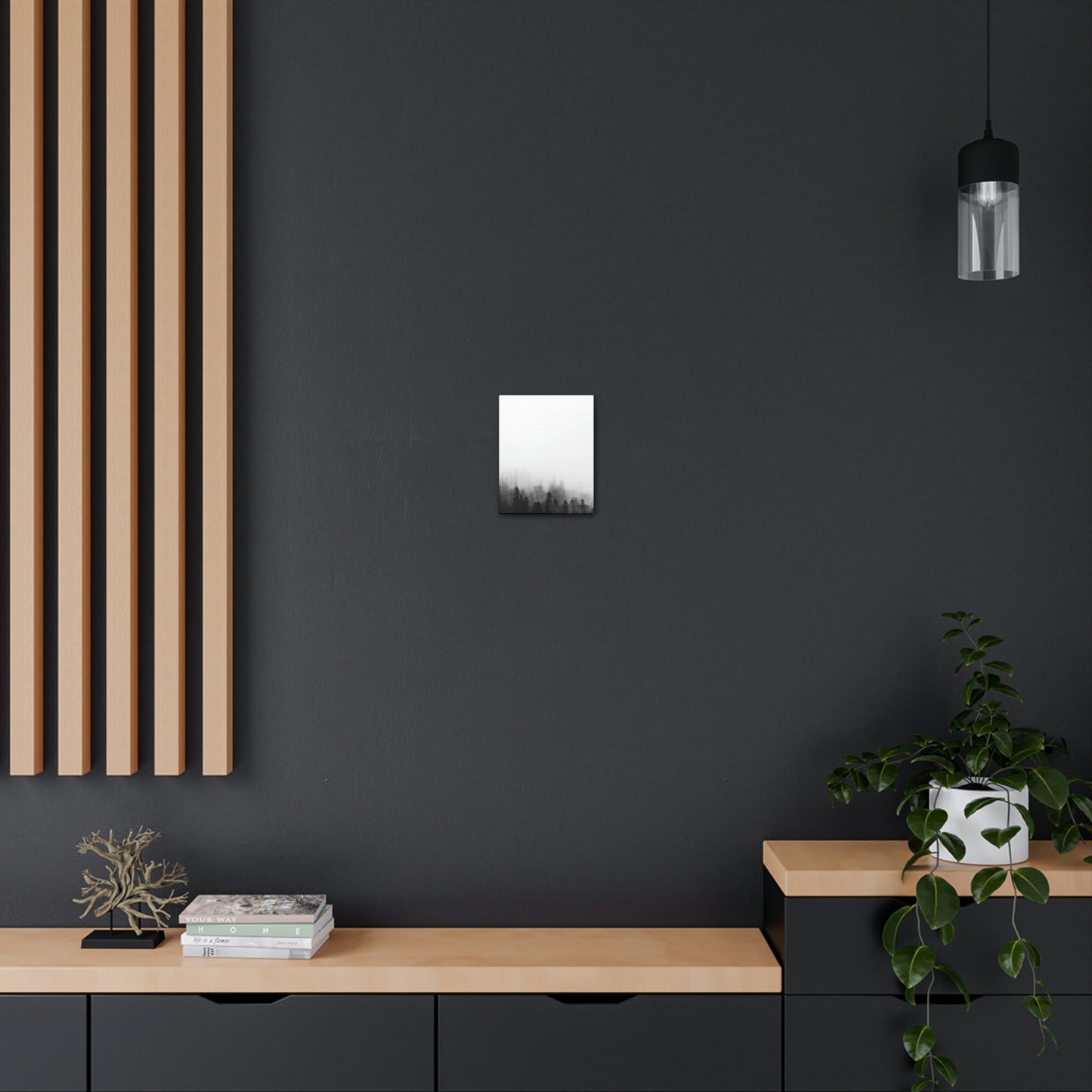 B&W Forest - Canvas Gallery Wraps