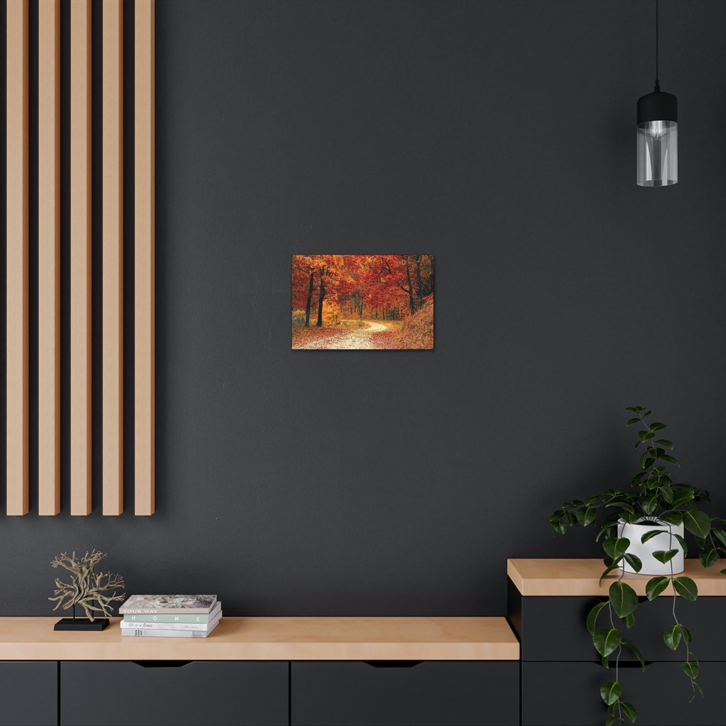 Fall Trail - Foliage forest - Canvas Gallery Wraps